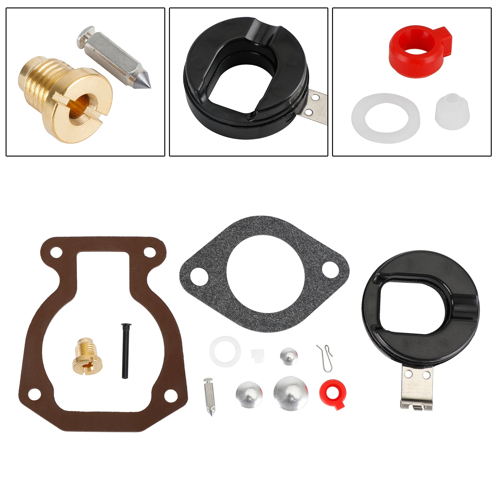 Johnson Evinrude 9.9 HP 15 HP 1974-88 398453 Kit de reconstruction de carburateur Carb