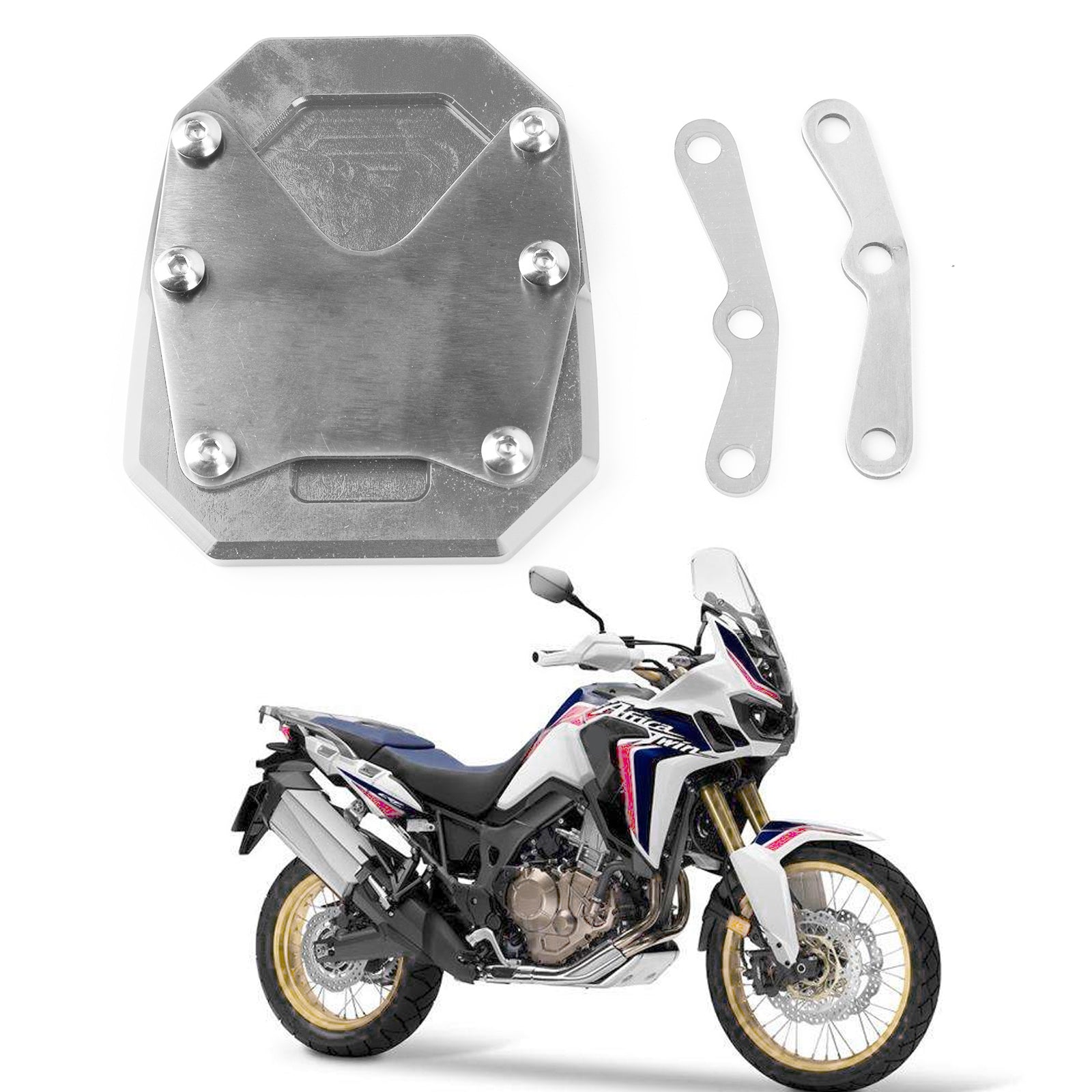 Coussinet de plaque de béquille latérale pour HONDA CRF 1100 L AFRICA TWIN/ADV (2020) générique