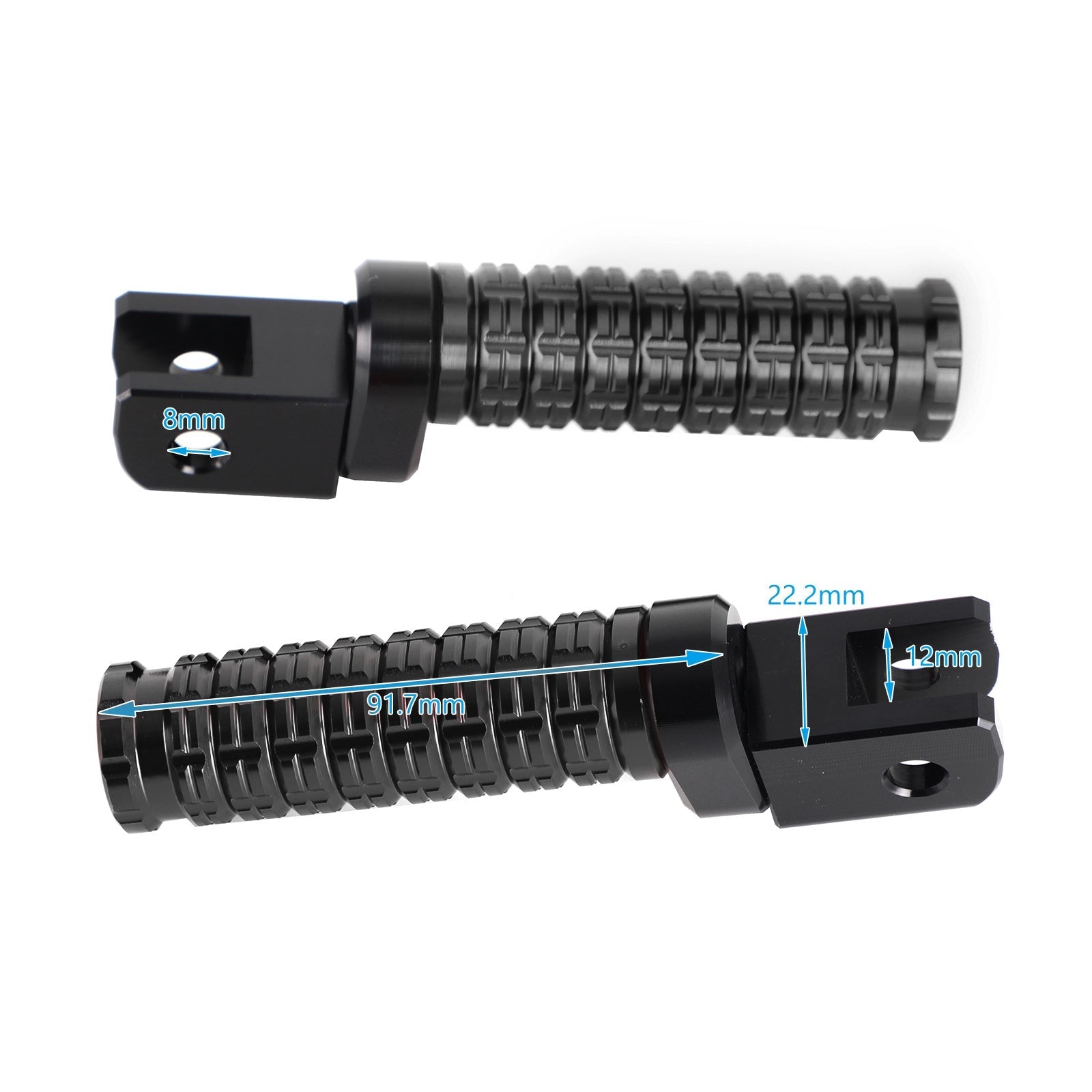 Voetsteunen voor voetsteun voor Triumph Street Triple 765/R/S 1200 RR/RS 675/R/RX generiek