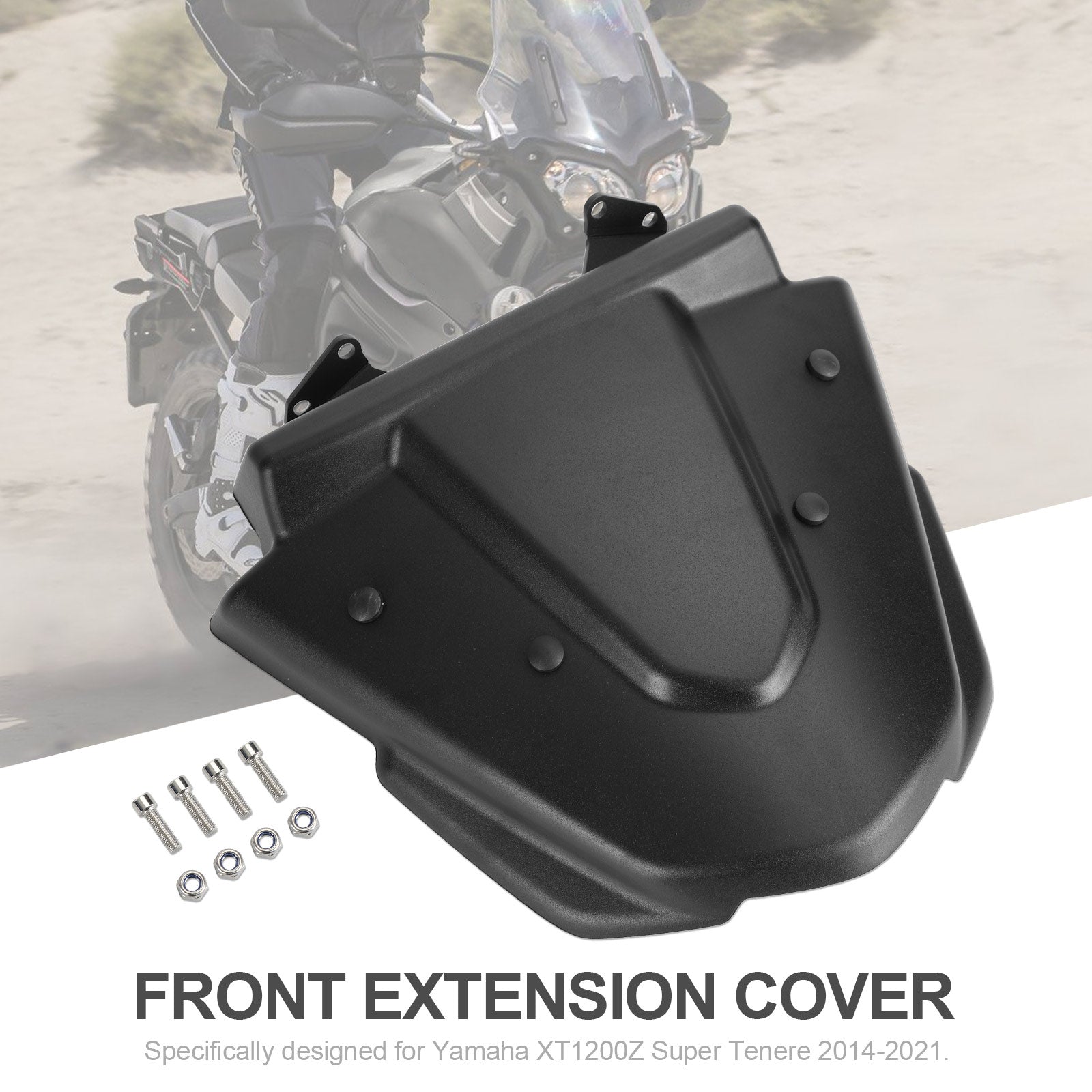 Couvercle d'extension de garde-boue bec avant cône de nez pour Yamaha XT1200Z 2014-2021