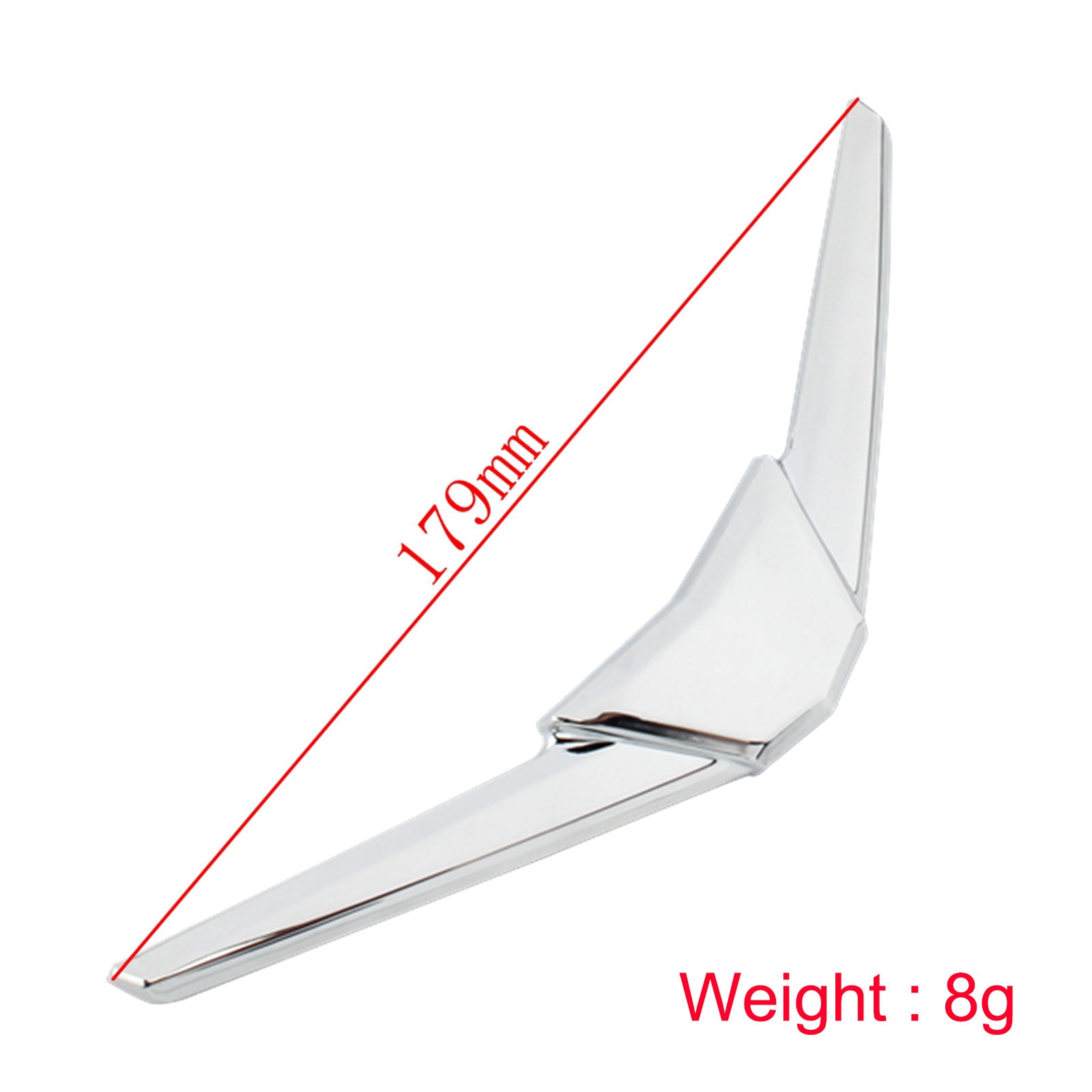 Chrome achterspatbordbekleding Accent Shell voor Honda Goldwing GL1800 1800 2018-2021 Generiek