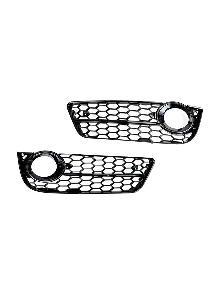 Audi A5 2007-2011 Paire Grille de protection antibrouillard avant en nid d'abeille