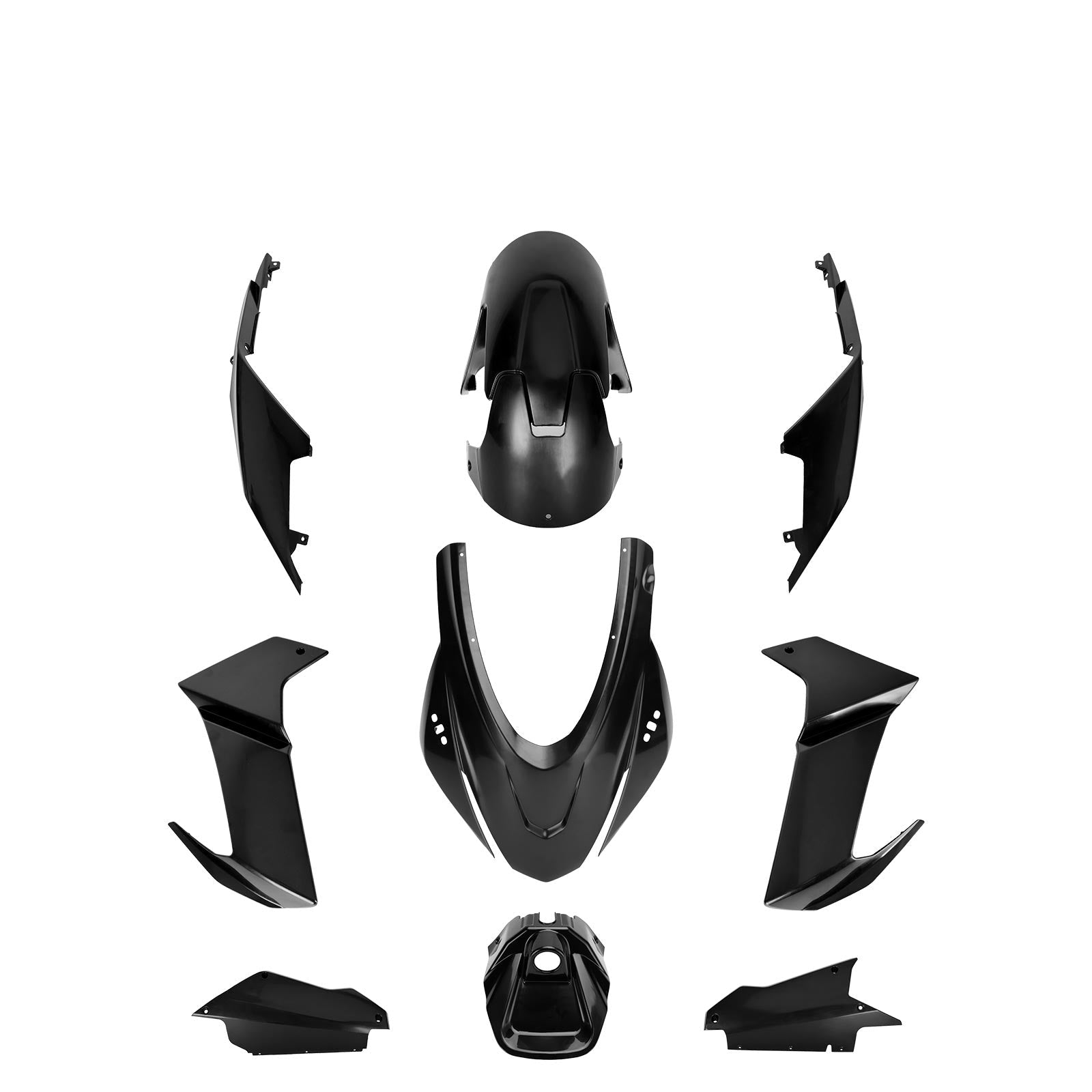 Aprilia RS 660 2020-2022 Carrosserie Carénage ABS Moulage par injection non peint