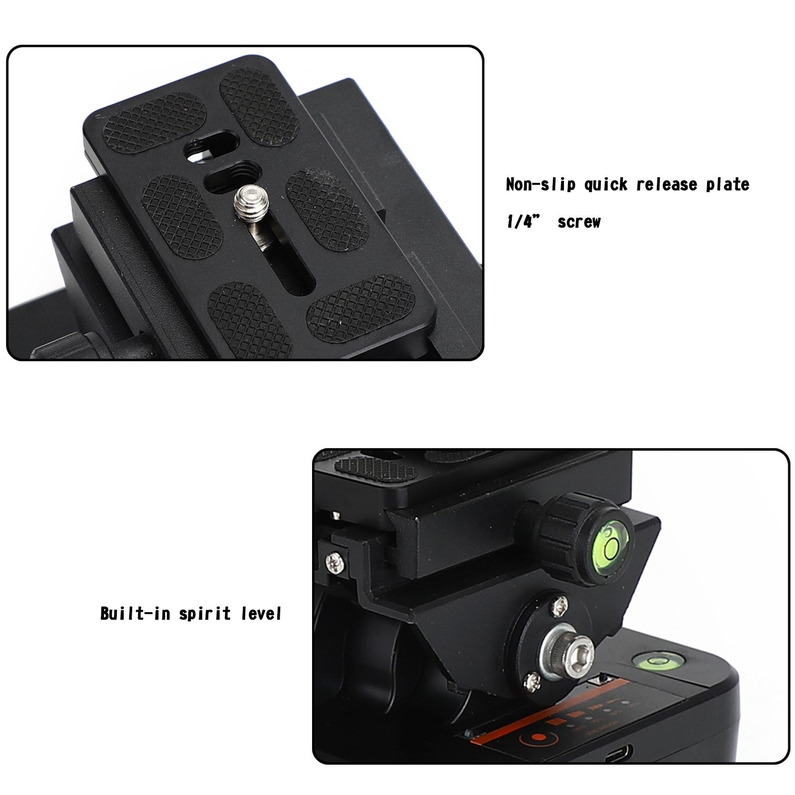 ZIFON YT-1000 Testa treppiede rotante panoramica a 360° con telecomando per telefono Gopro DSLR