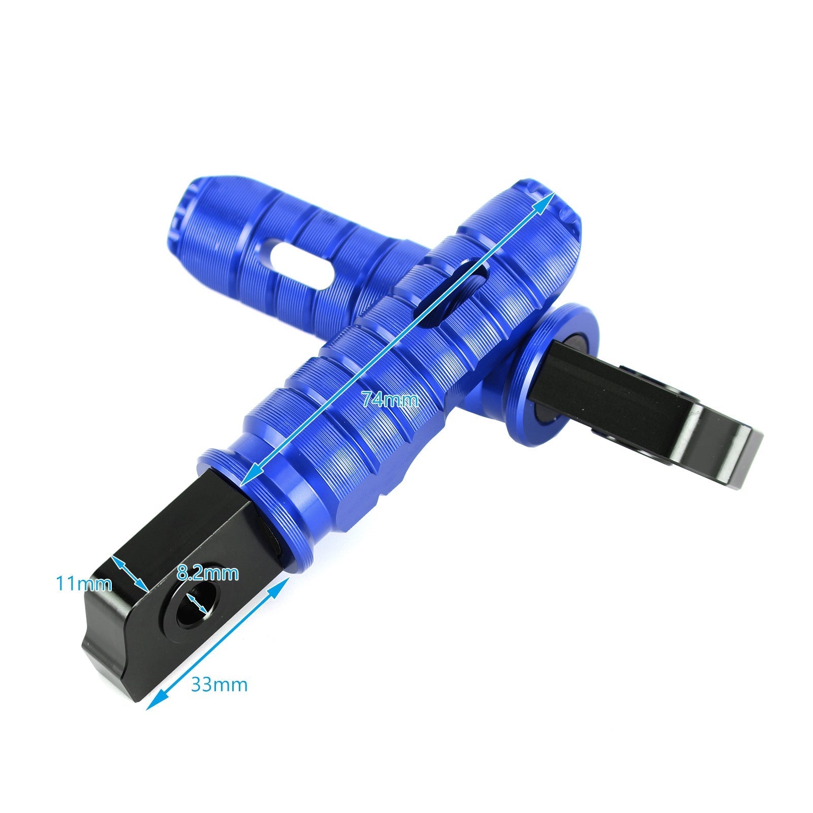 Piefrest antes del reposapiés para Aprilia GPR 125 150 250 Abr150 RS125 Tuono125 Genérico