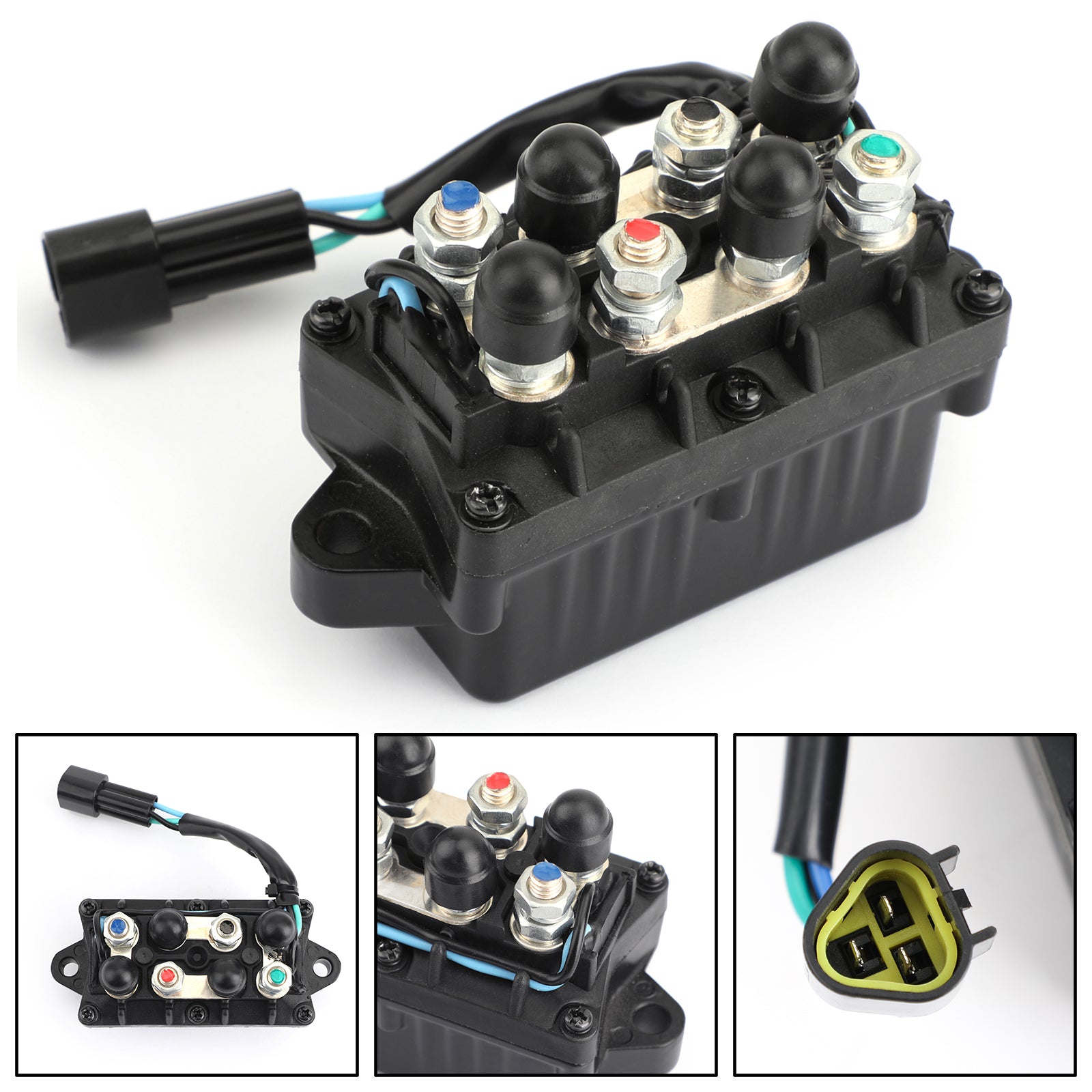 Gruppo relè a 3 pin per motore fuoribordo Yamaha Motore a 4 tempi F25 40 50 60 75 90 HP