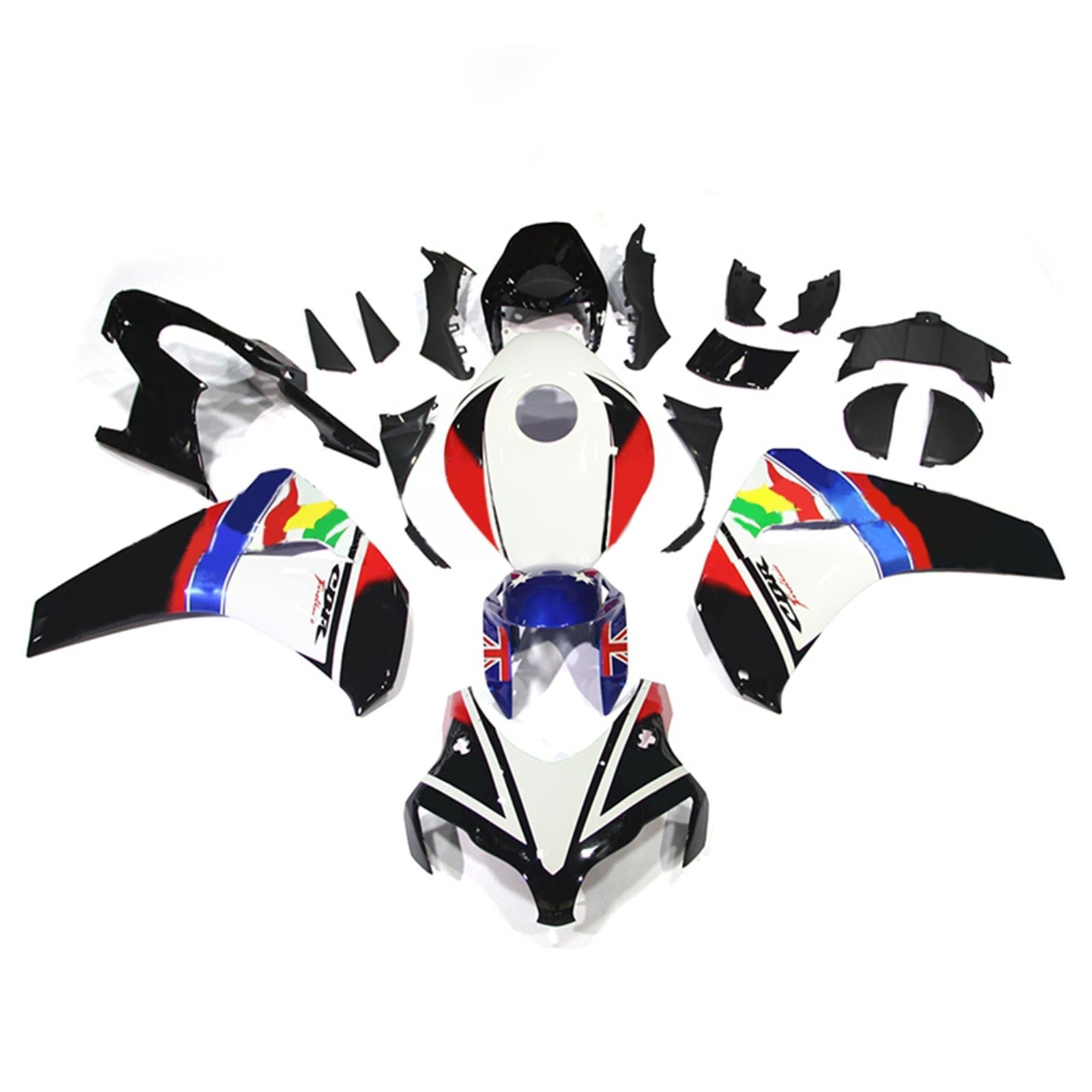 Amotopart Honda CBR1000RR 2008-2011 ABS muovinen korin suojasarja