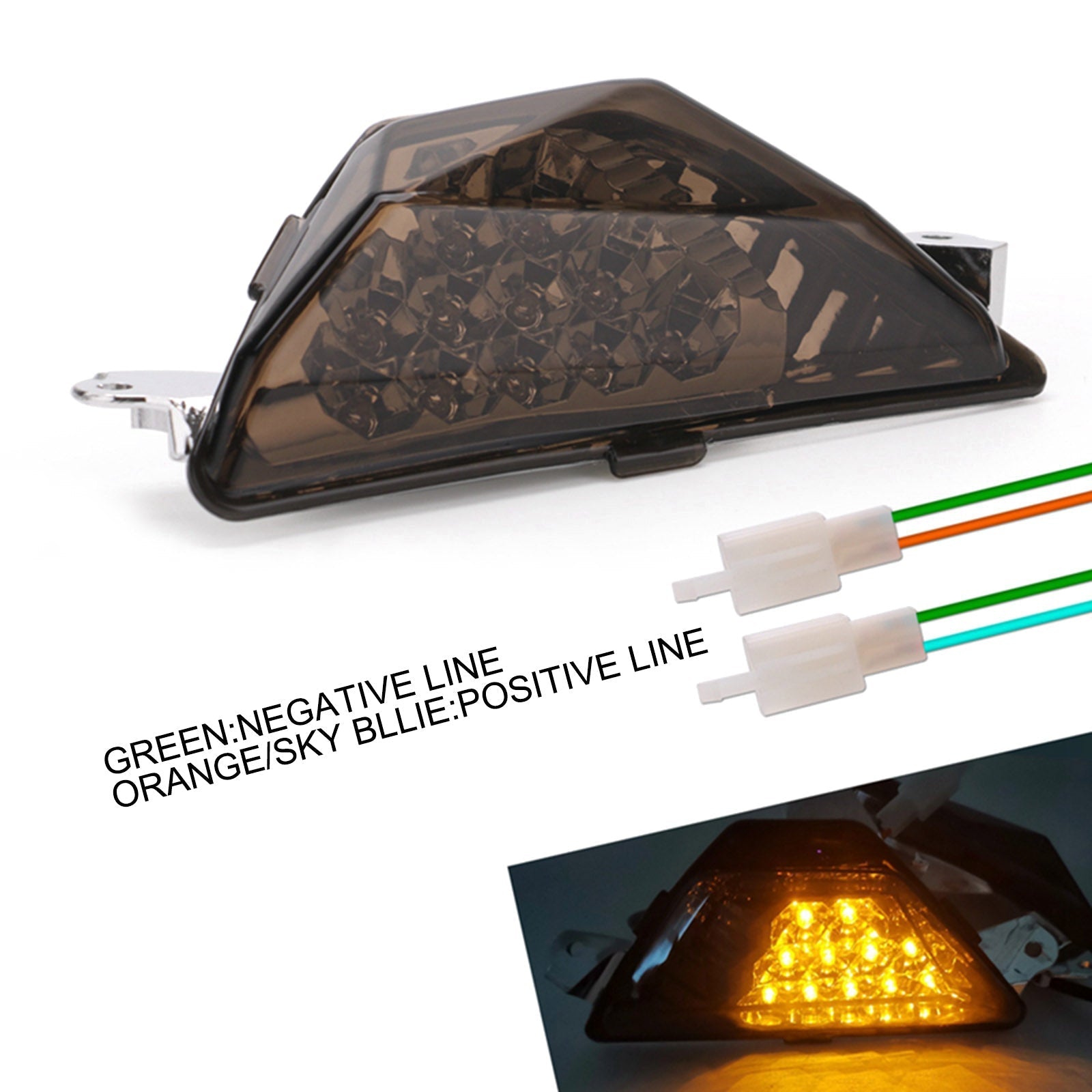 Kawasaki ninja 250 300 2013-2016 LED LED LED pred svetilko