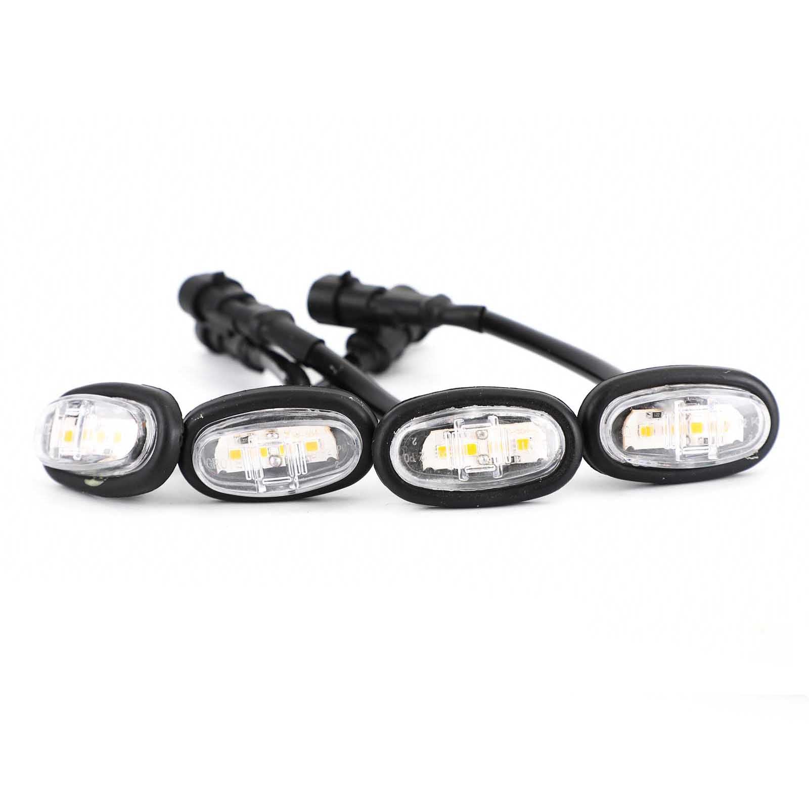 4 pezzi LED di luce del tasto per ruote bapmic è adatto per Ford F-150 Raptor 2017-2019 Generico
