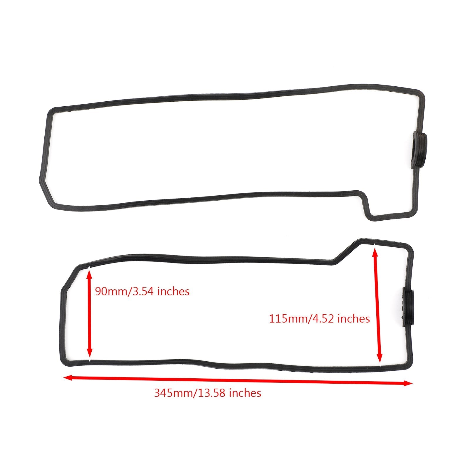 Junta de tapa de válvula para Honda GL1800 Goldwing 12491-MCA-000 12391-MCA-000 genérico