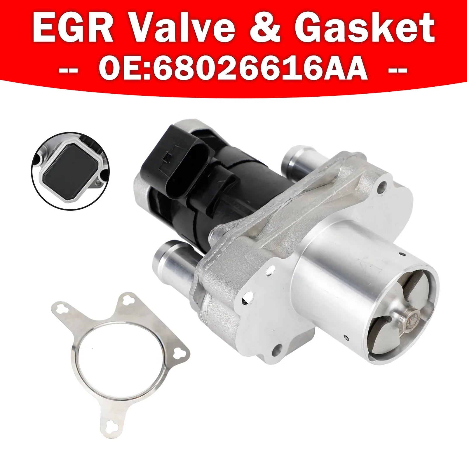 2007-2009 Dodge Sprinter 2500 3500 OM642.9 Valvola EGR e guarnizione 68051514AA A6421401760 Fedex Express