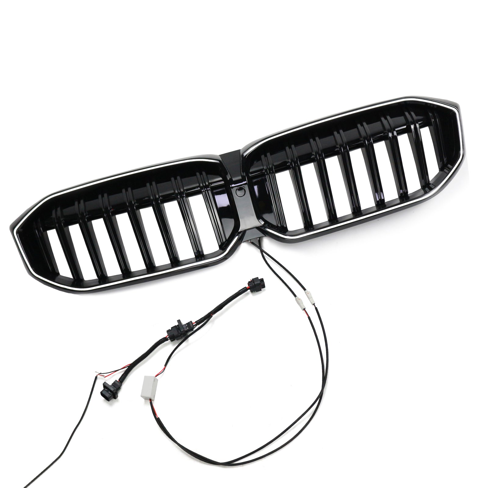 BMW serii 3 G20 G28 2023-2024 Przedni grill w kolorze czarnym błyszczącym