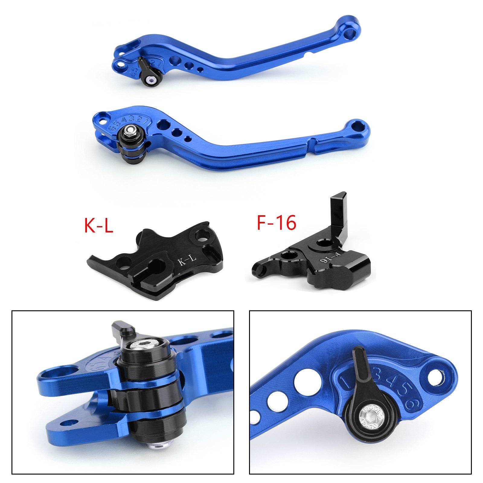 Zavorna ročica dolge sklopke za KTM 390 2019 Silver Generic