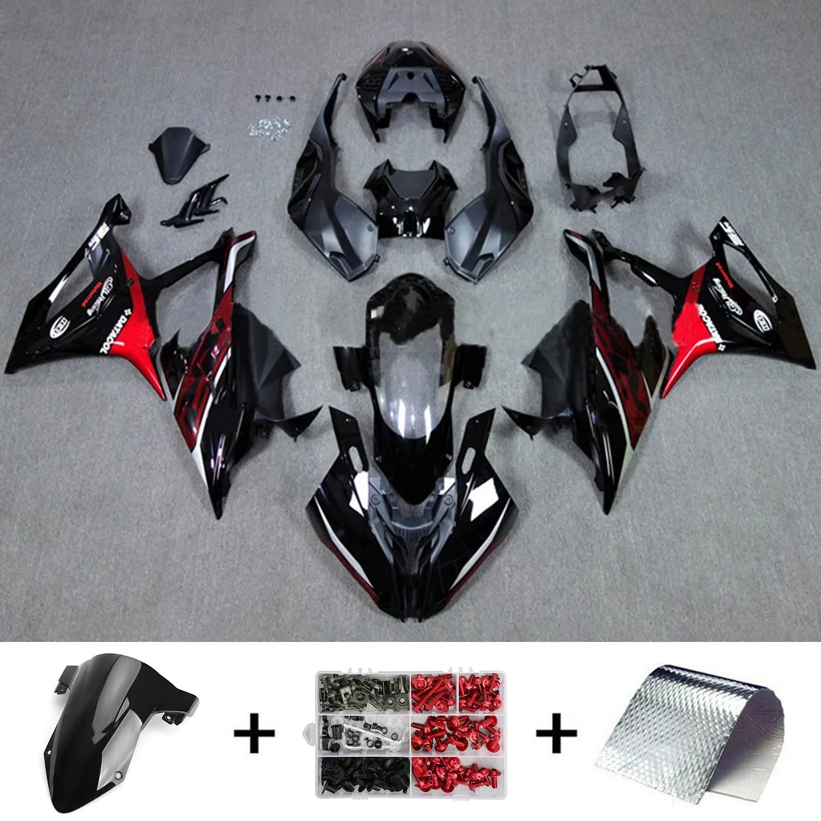 Kit de carenado Amotopart para BMW S1000RR 2019-2022 Genérico