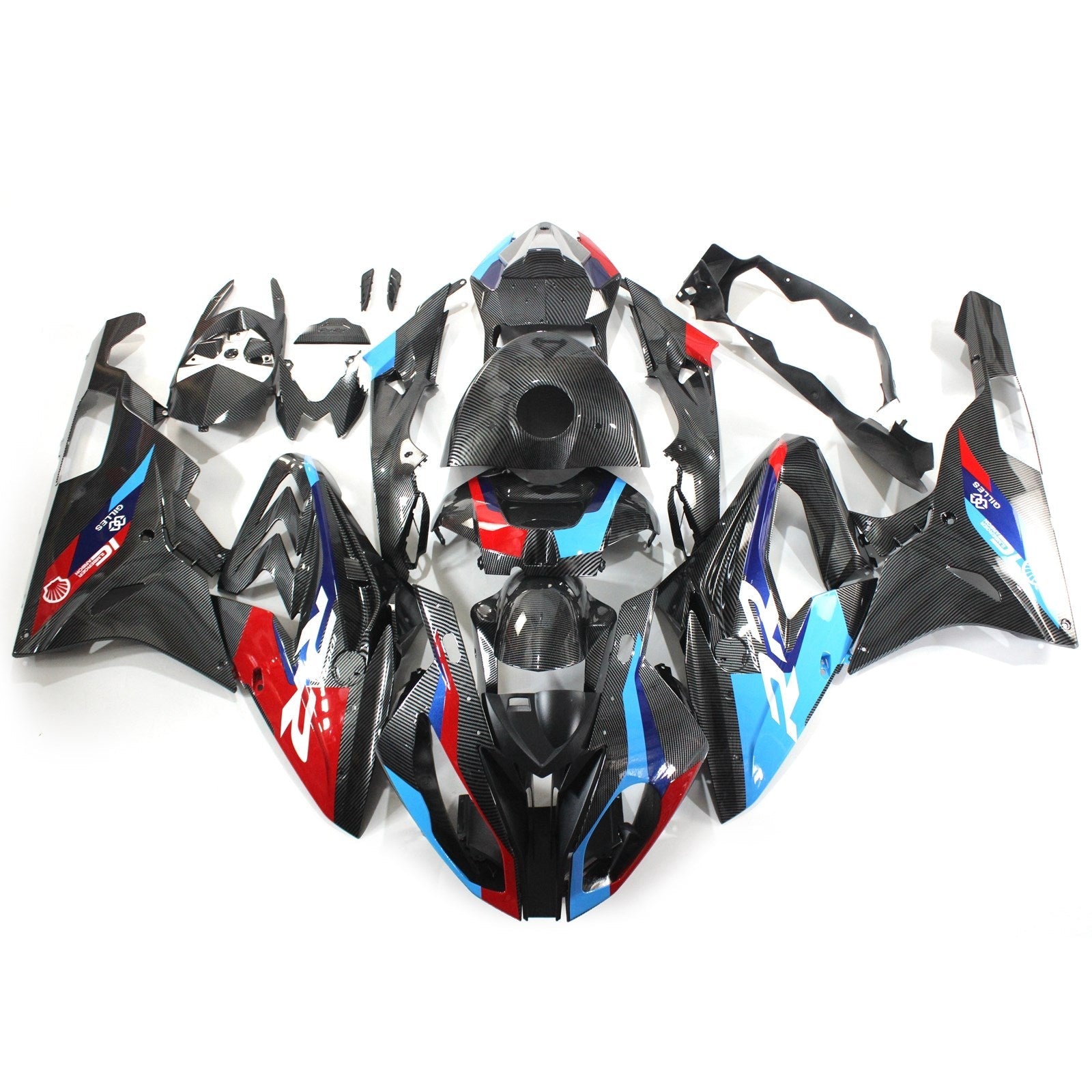 Amotopart Kit de Carénage BMW S1000RR 2015-2016 Carrosserie Plastique ABS