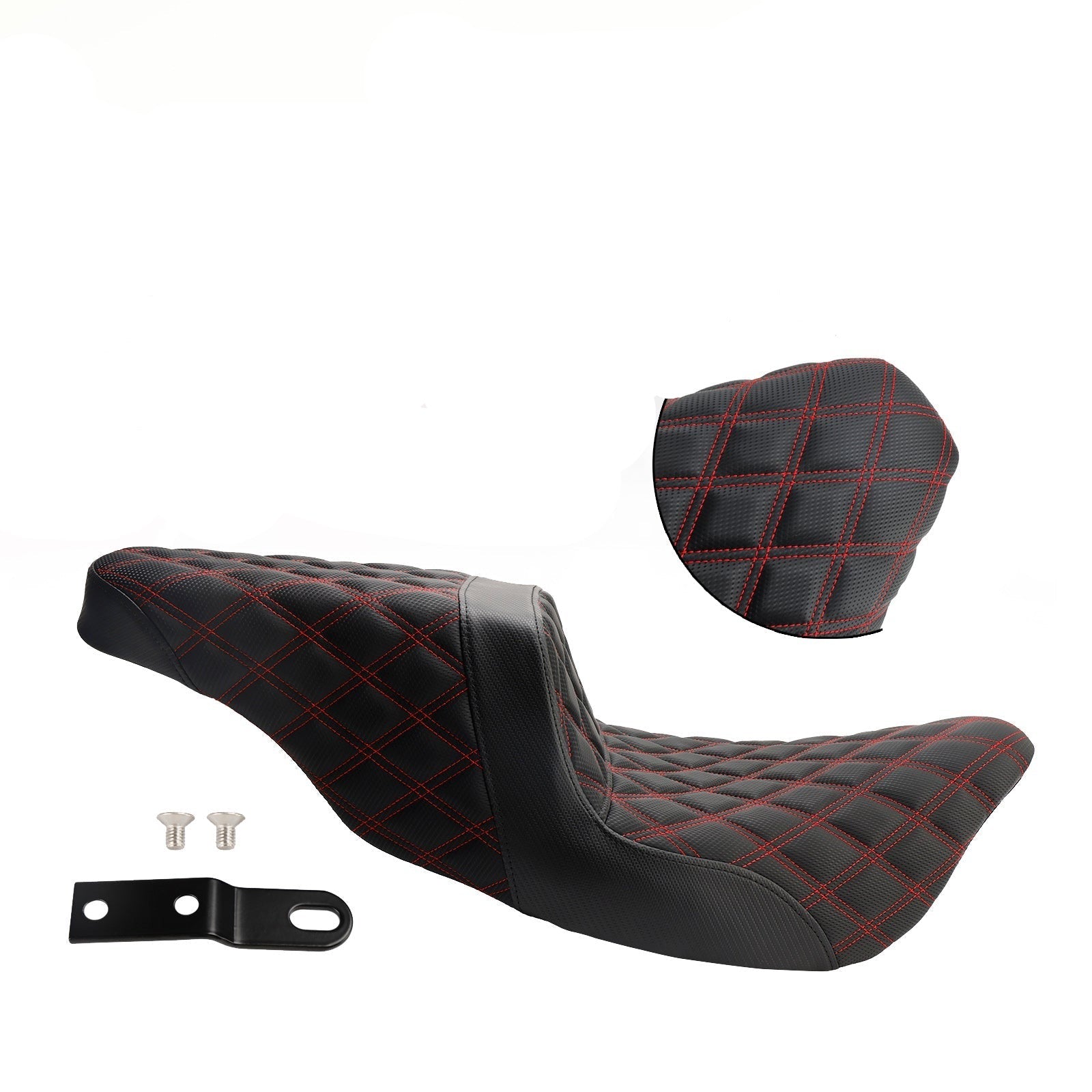 Coussin avant et arrière pour siège passager, rouge, adapté aux modèles Fl Touring 2008 – 2023