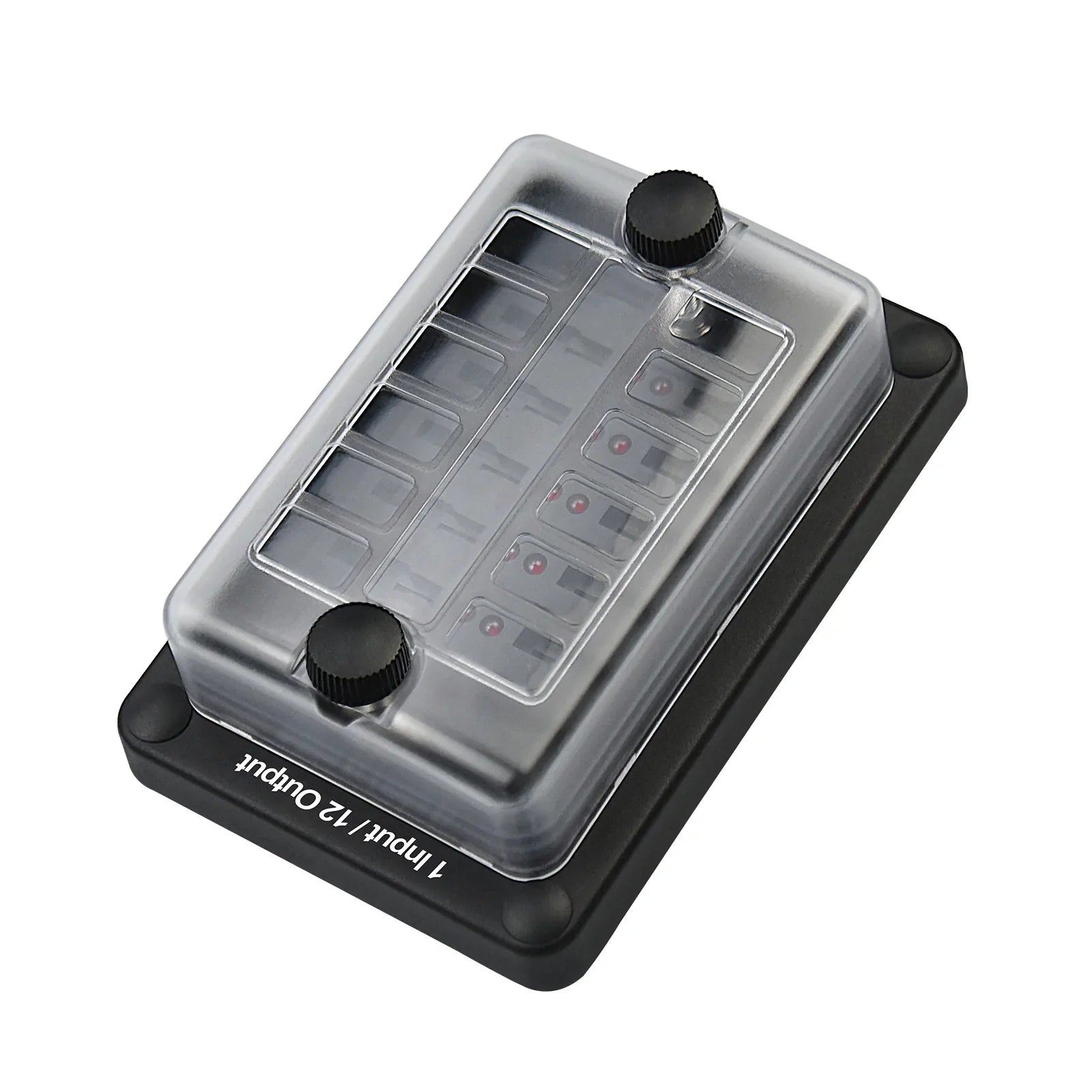 Support de bloc de boîte à fusibles à lame 6 voies/12 voies ATO ATC pour bateau marin de voiture étanche