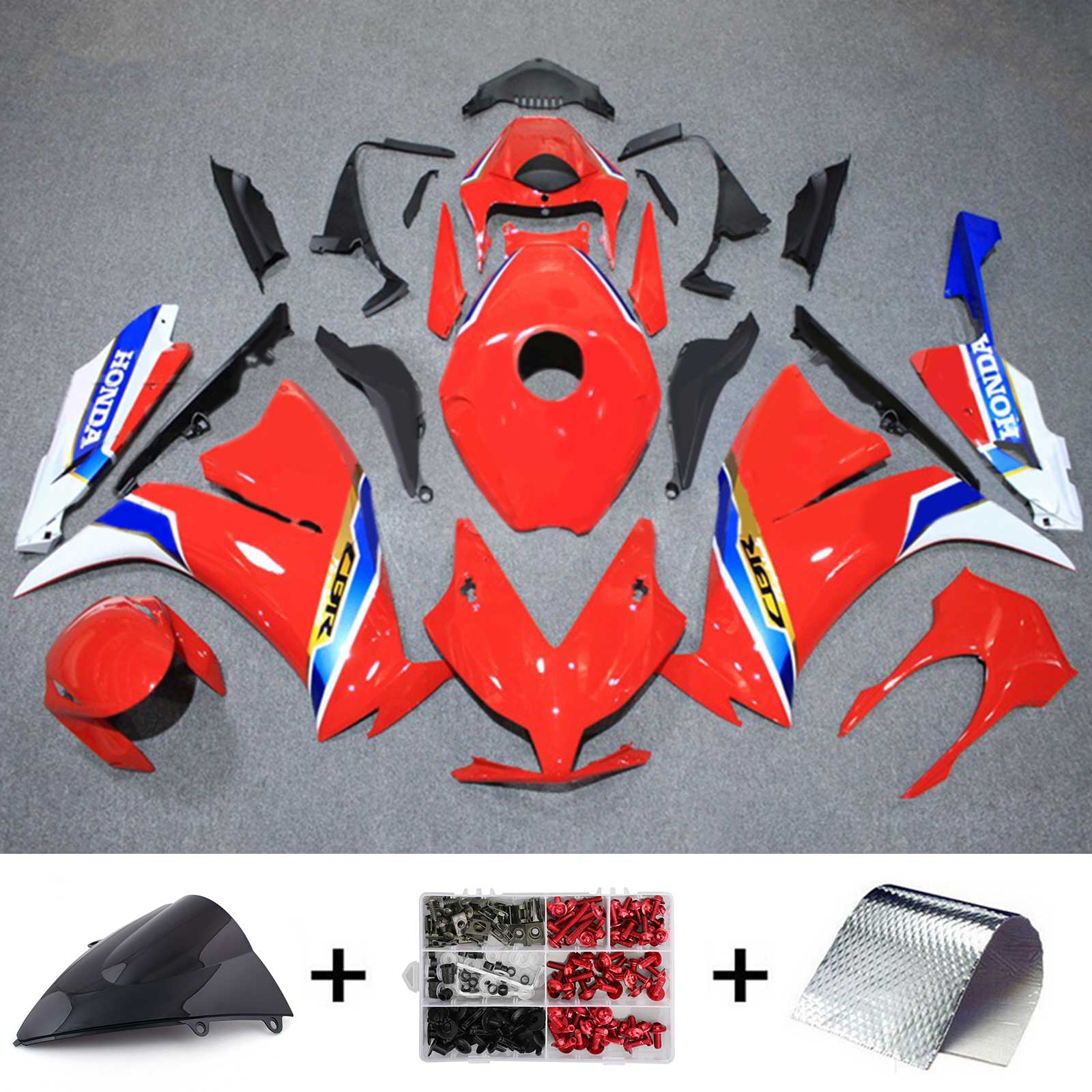 Amotopart Honda CBR1000RR 2012-2016 ABS muovinen korin suojasarja