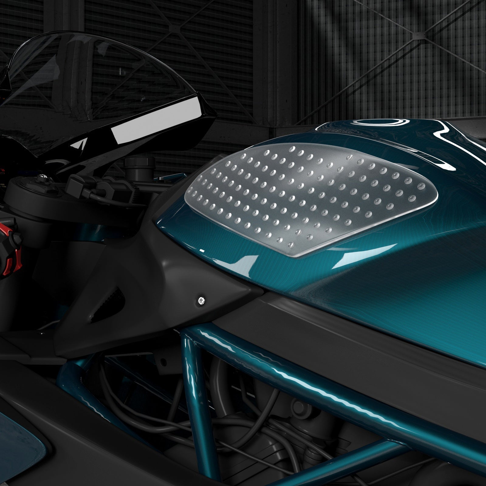 Protecteur de poignée de genou à gaz latéral pour coussin de traction de réservoir pour Honda CBR 600RR CBR1000RR générique