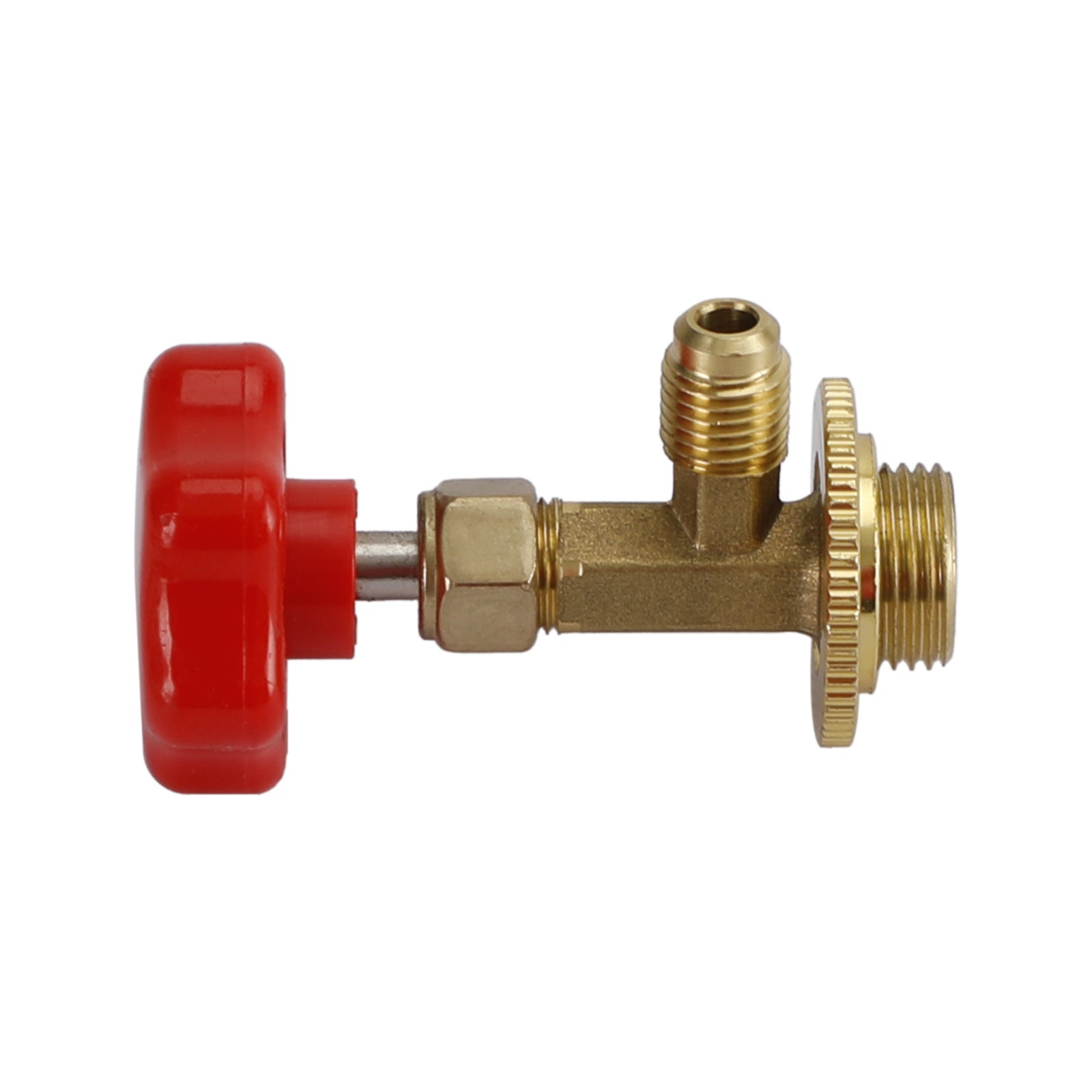R134A Réfrigérant AC Can Bottle Tap 1/2 1/4 SAE Alliage Adaptateur Opener Valve