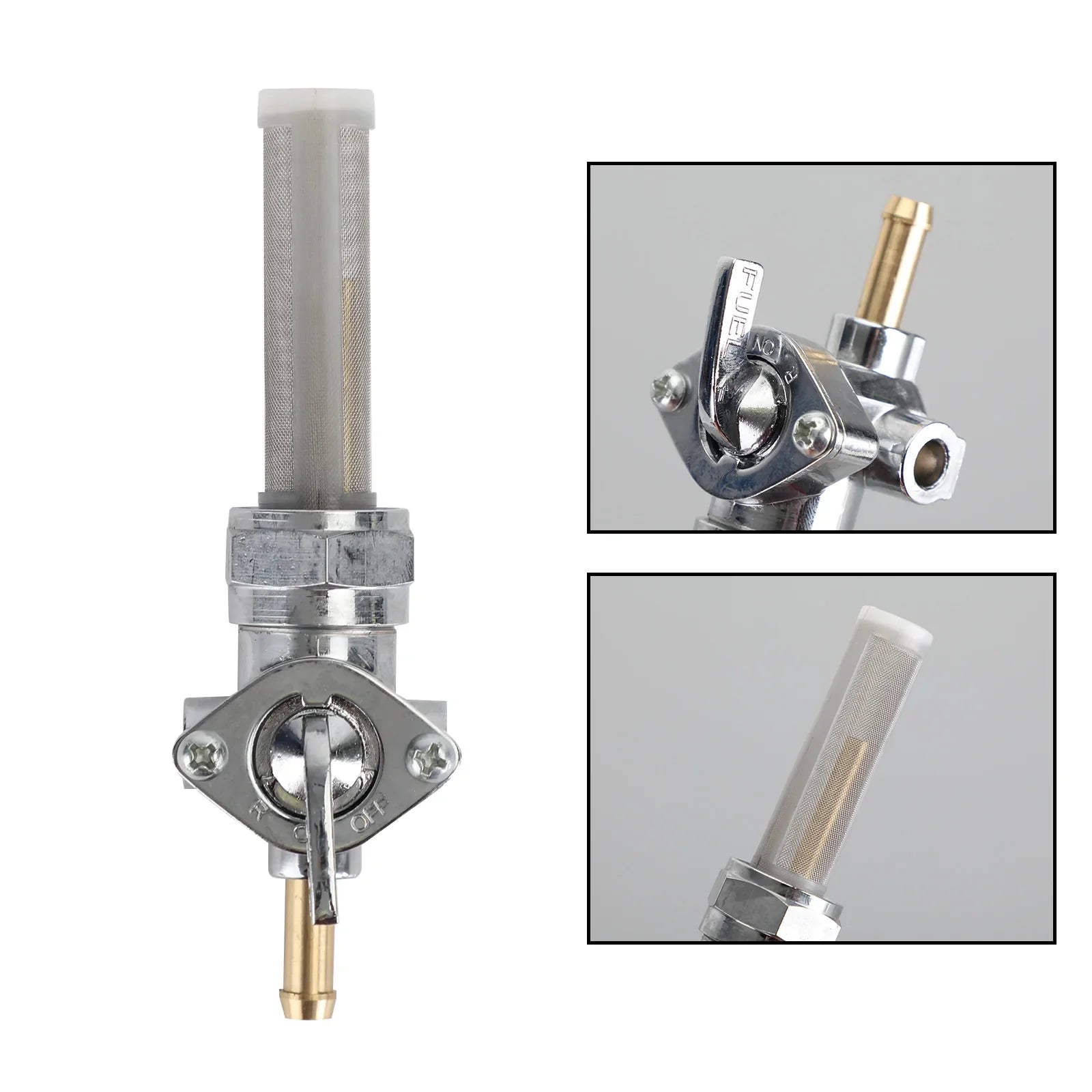 Zawór paliwa Petcock z prostym wylotem 22 mm do Generic Dyna Super Glide Electra Glide