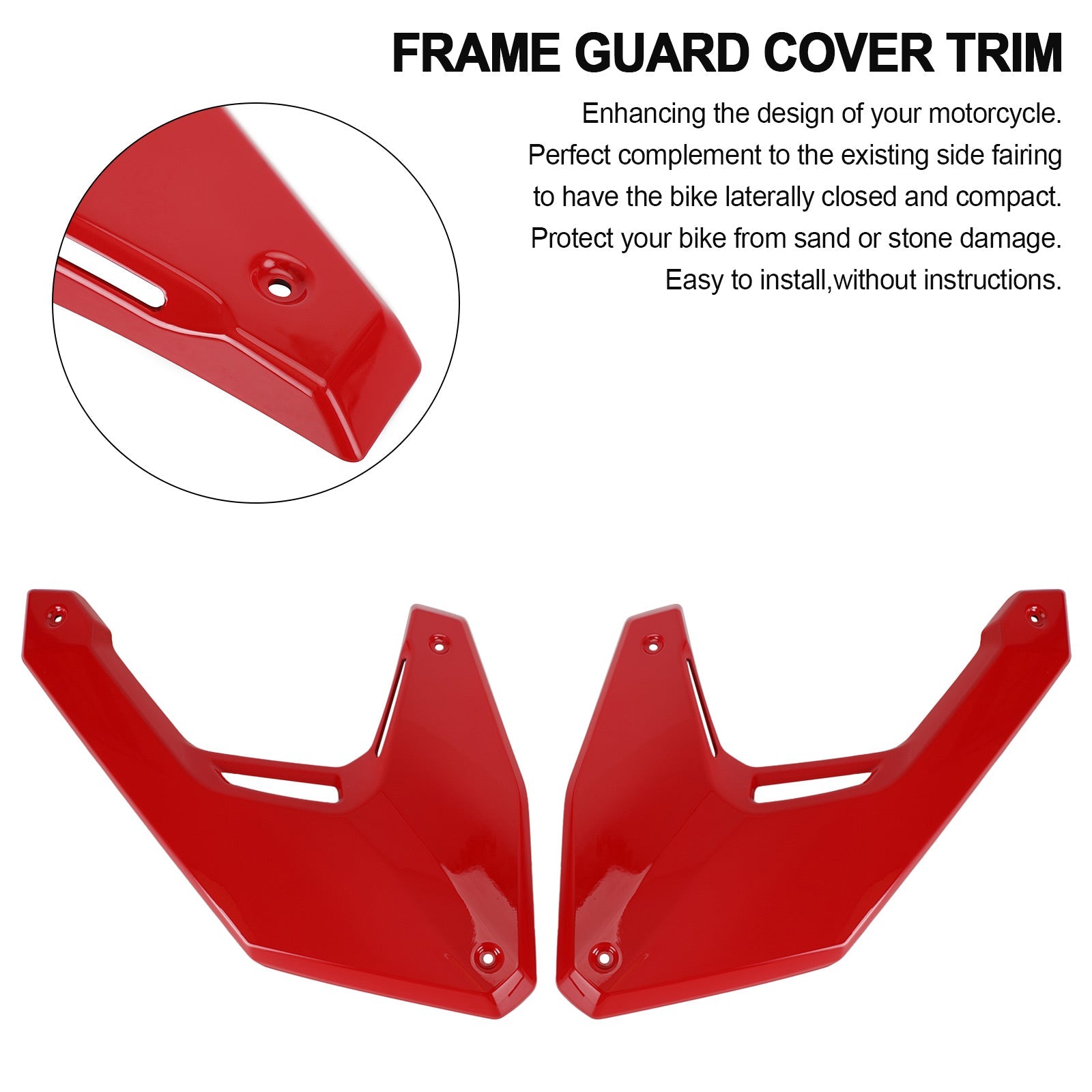 Carénage de protection de couverture latérale de cadre de moto pour Honda X-ADV 750 XADV750 2021 générique