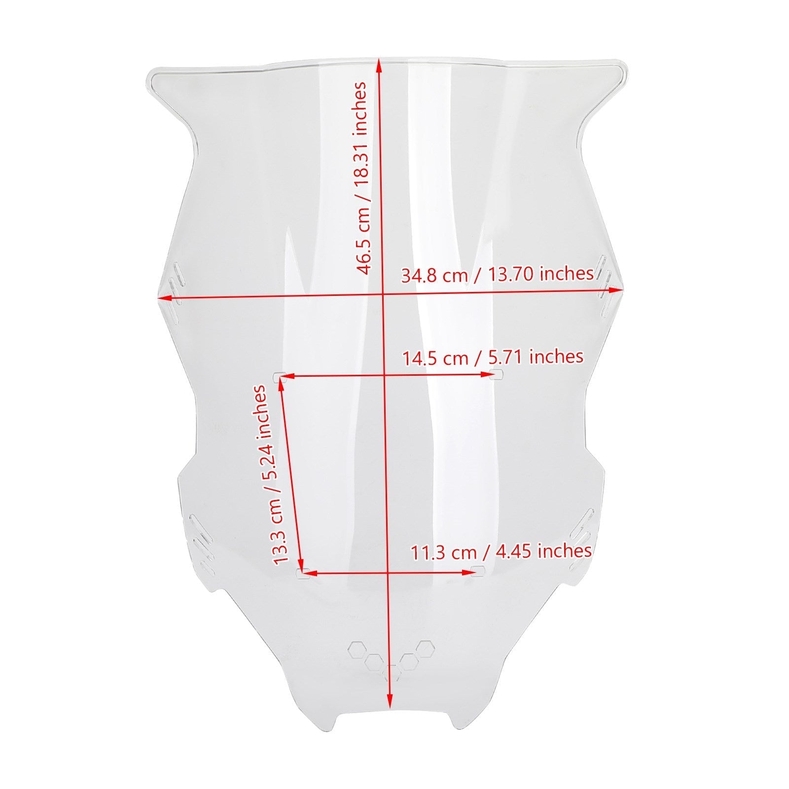 Käämitys tuulilasin suojaava tuulilasi Honda Adv150 2019-2020 Genericille