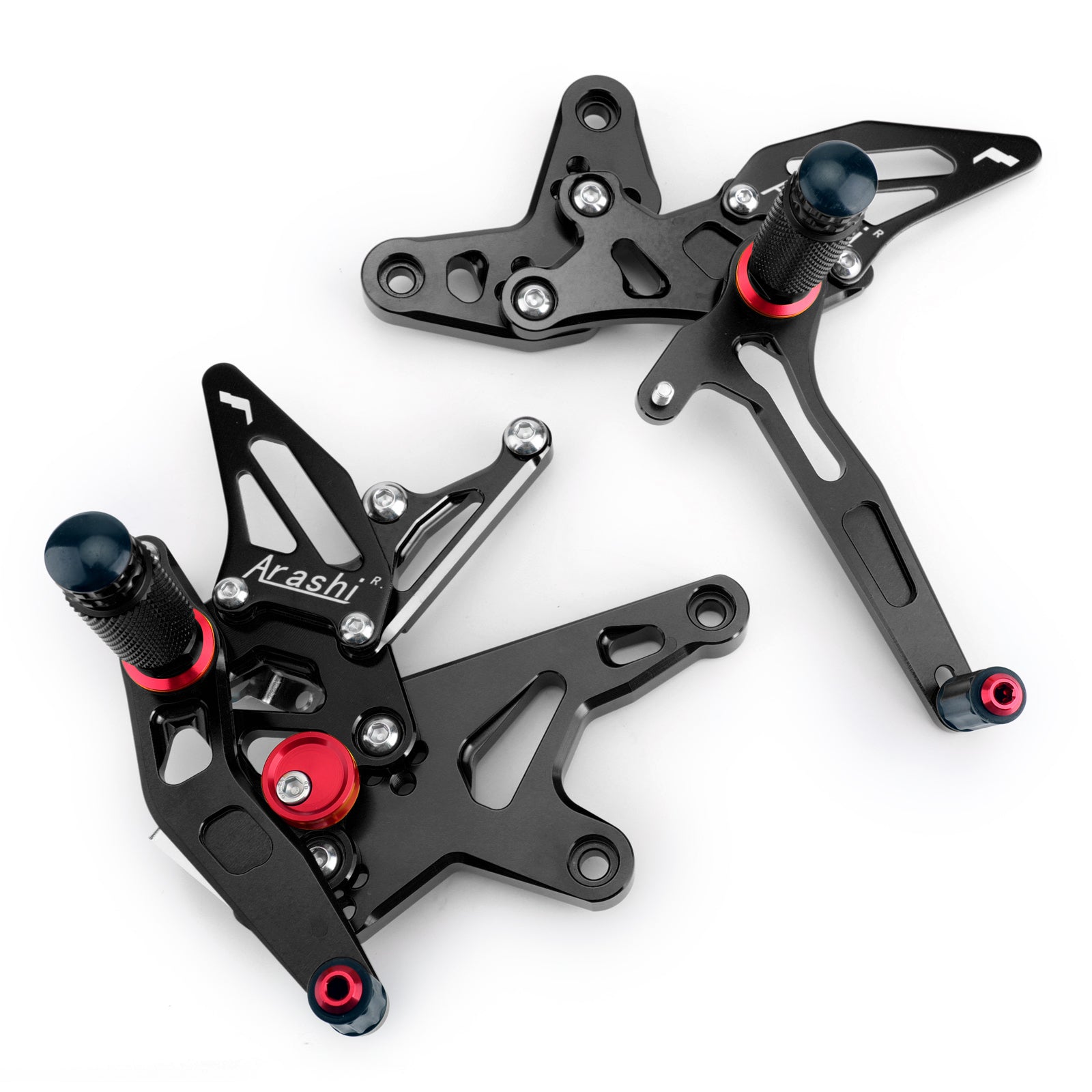 Pilot steruje tylnymi zestawami podnóżka dla Kawasaki ZX-R 400 Ninja 2018-2019 Generic Generic