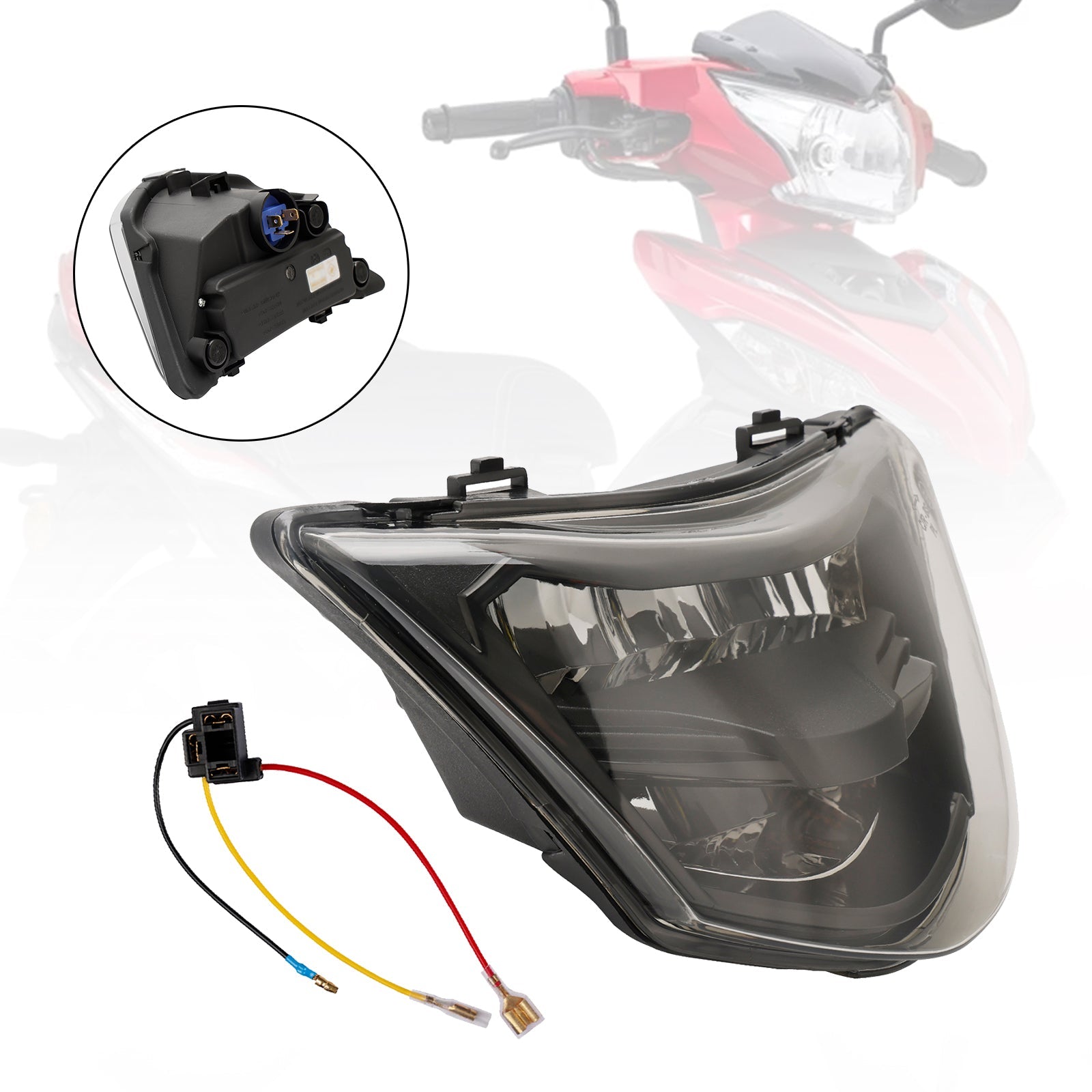 Yamaha LC135-V1 LC135 V1 Koplamp LED-beschermer vooraan