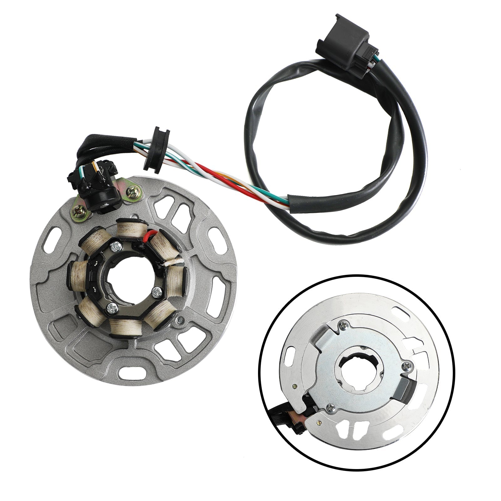 2001-2002 Kawasaki KX125 KX 125 L Zespół podstawy generatora stojana 21003-1365