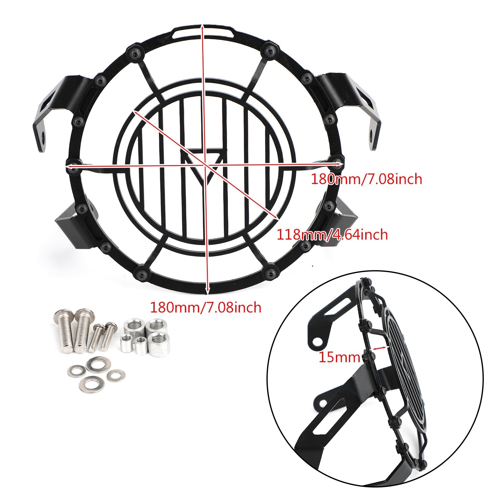 Griglia protezione faro per Triumph Street Twin, Street Scrambler 16 - 20 Generic
