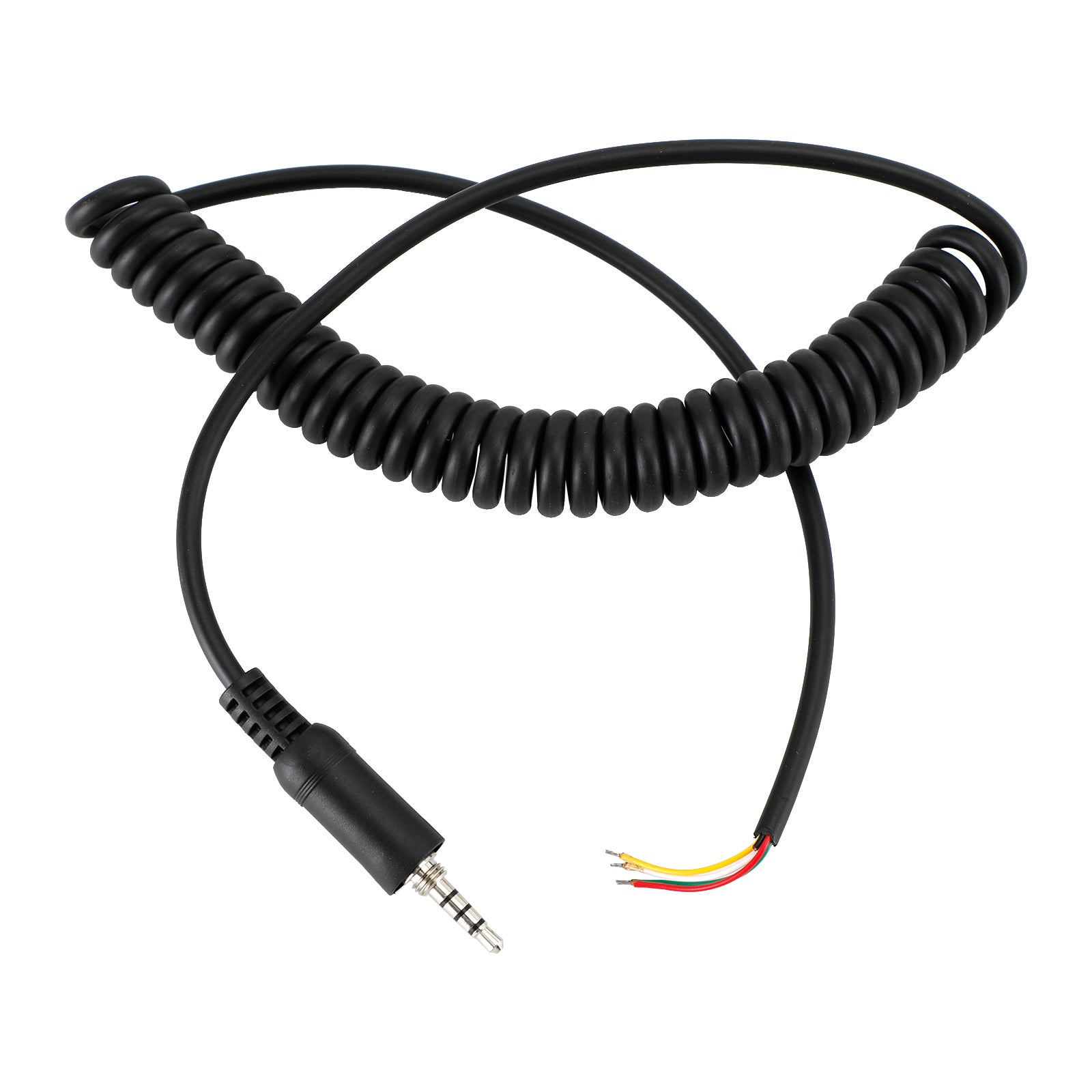 Línea de cable de micrófono de altavoz de 4 cables para radio Yaesu VX120 HX290 HX400IS EVX-S24 FT270R