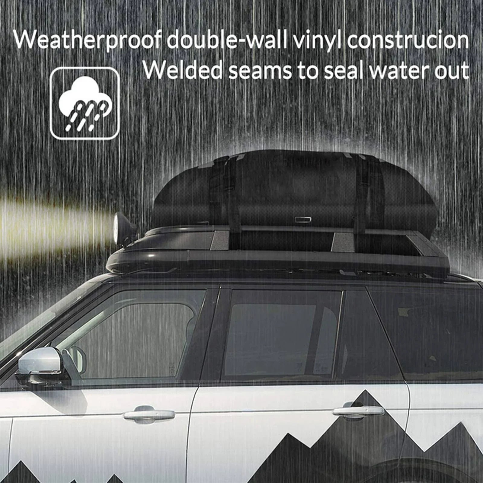 Waterdichte auto-imperiaaltas Bagagedragertas Kubustas met antislipmat