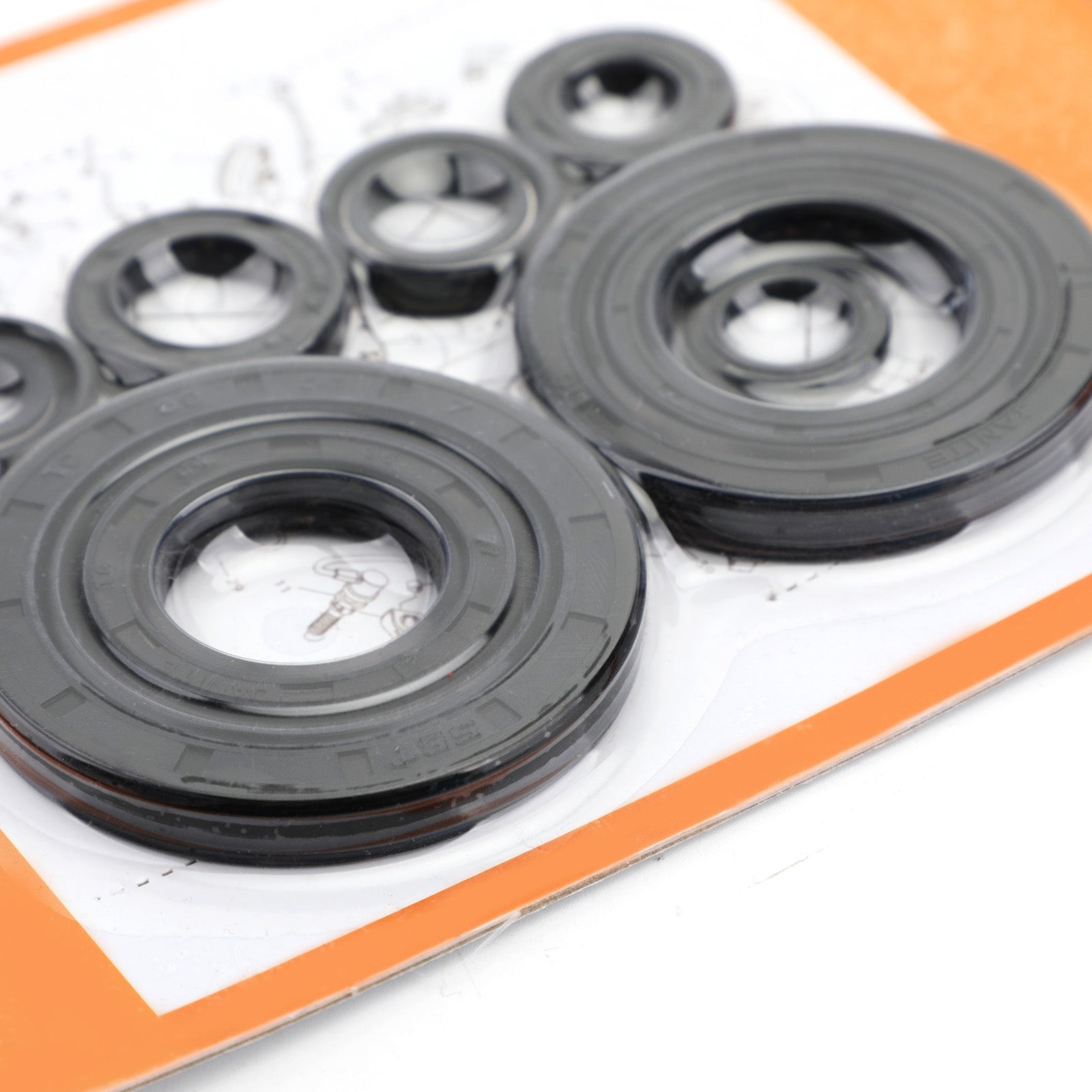 Celoten komplet za tesnilo motornega olja - 9 delov za Honda CRF250R 2010 ?? ¨-C2017 generično