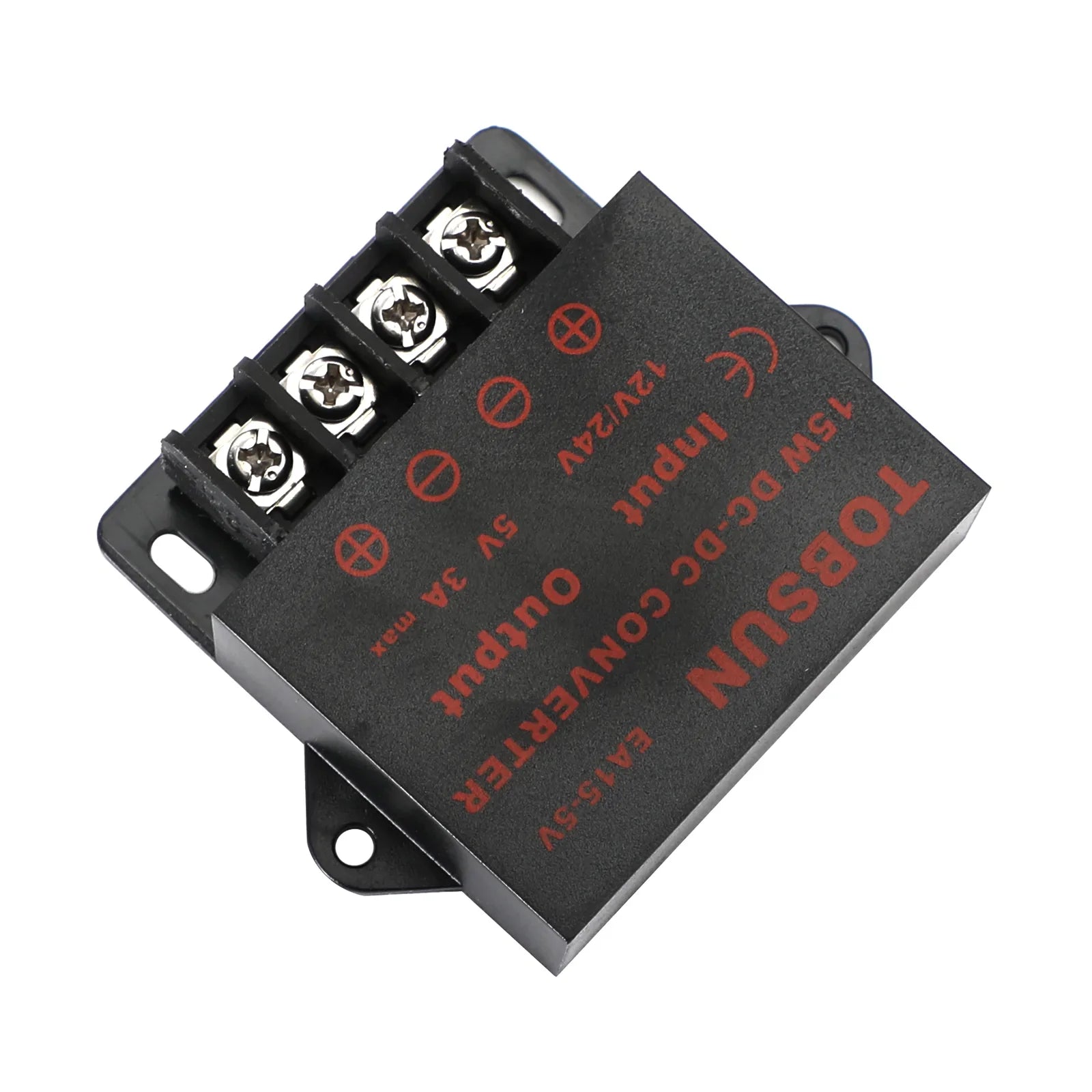 DC-DC 12 V/24 V do 5 V 3A 15 W moduł regulatora obniżającego napięcie miernik konwertera