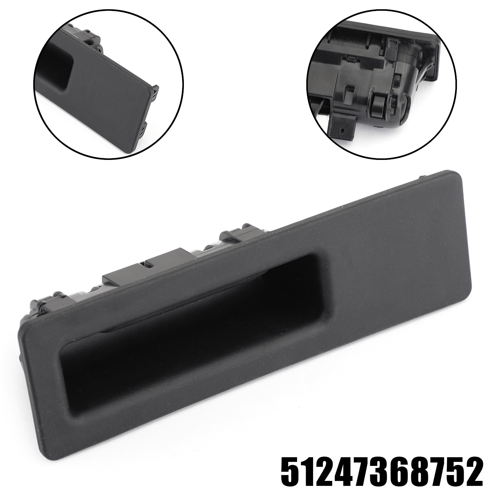 Takaluukun tavaratilan luukun kytkimen kahva 51247368752 BMW X1 X3 X5 Genericille