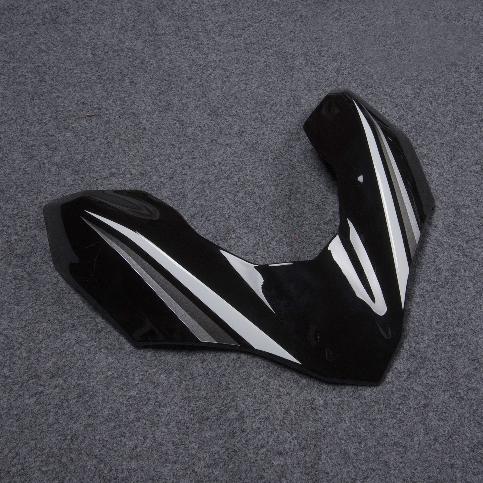 Amotopart Fairing Fit Kawasaki Z900 2017-2019 hopeamusta muoviruiskutus yleiskorille