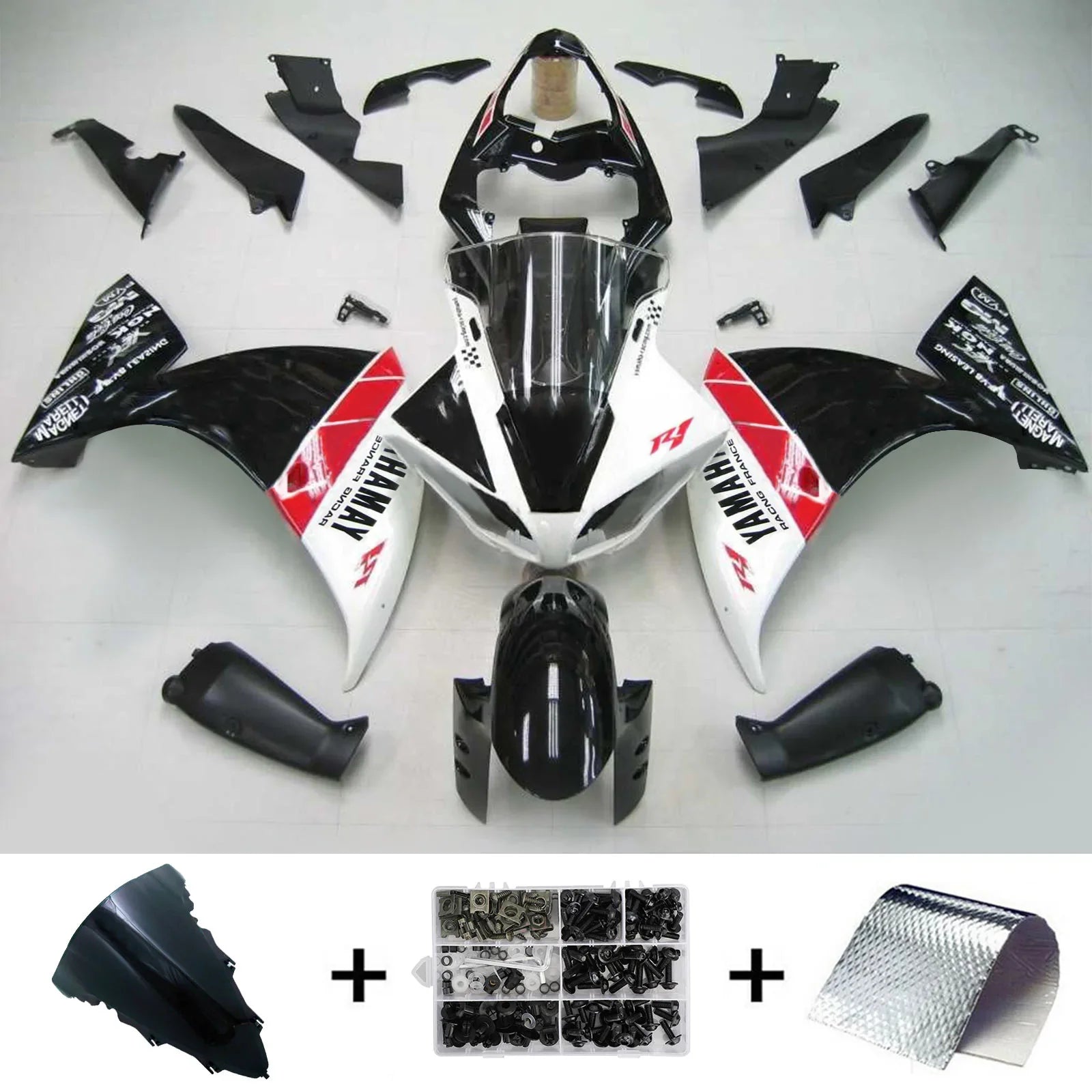 Zestaw owiewek Amotopart do Yamaha YZF 1000 R1 2012-2014 ogólny