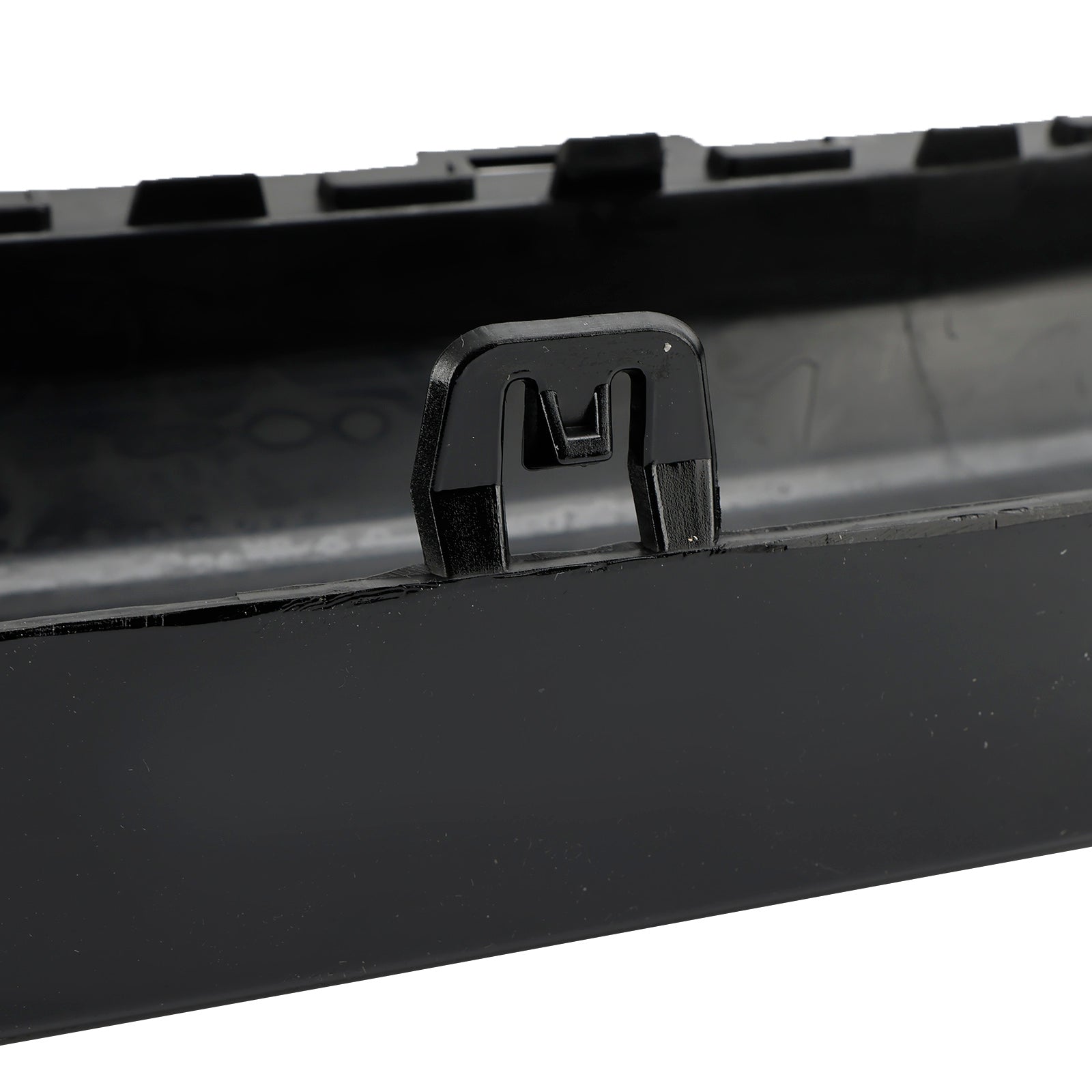 Couvercle de plaque d'immatriculation avant noir brillant pour Mini F55 F56 F57 Cooper JCW 51117337791