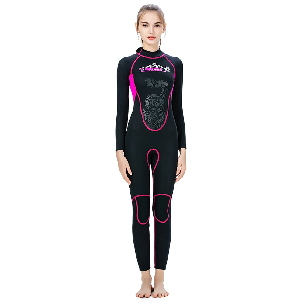 3 mm vrouwen neopreen surfcombinatie van duik full body duiken in triatlon apneu
