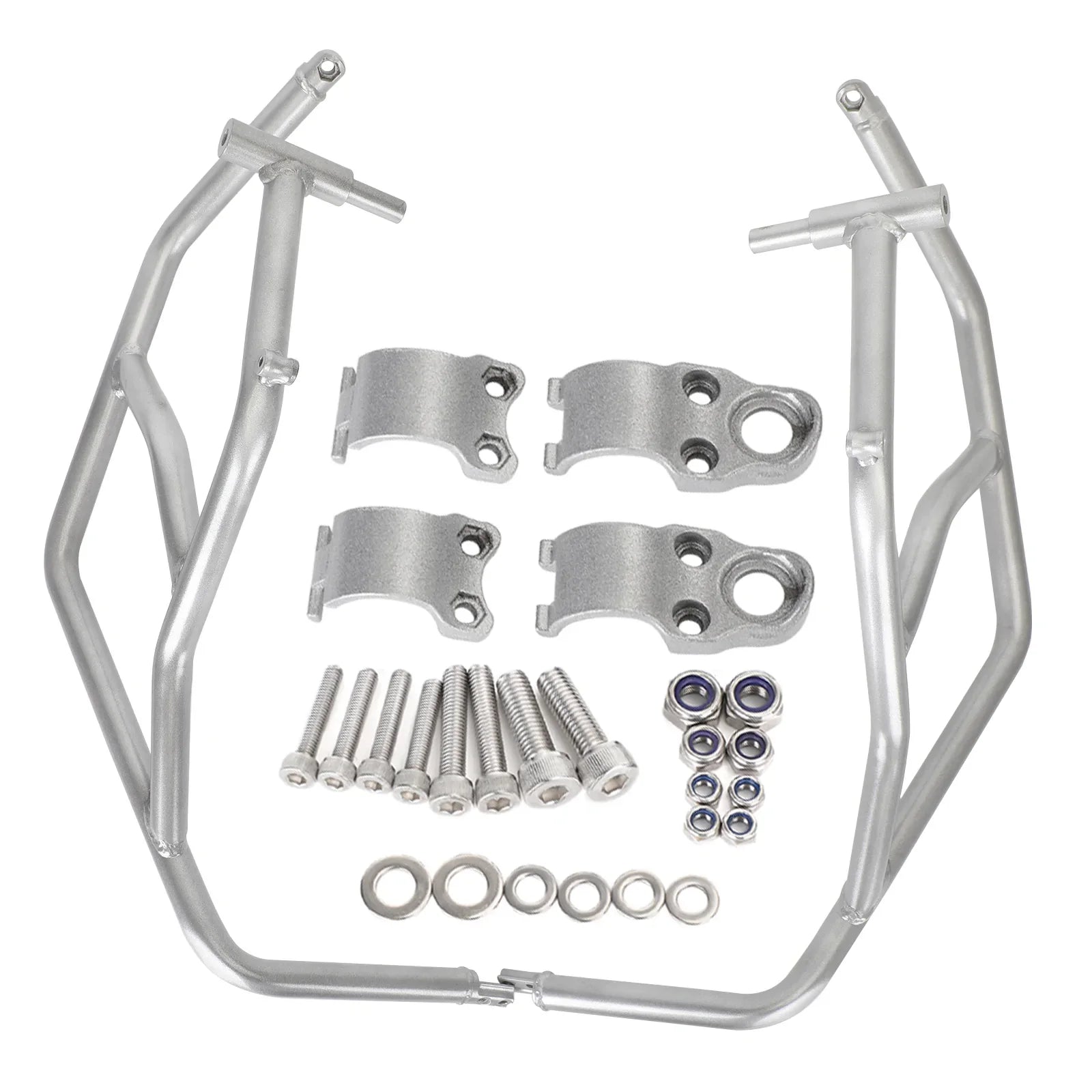 Barra di protezione più alta del telaio di protezione del motore per BMW S1000XR S 1000 XR 21-22 argento generico