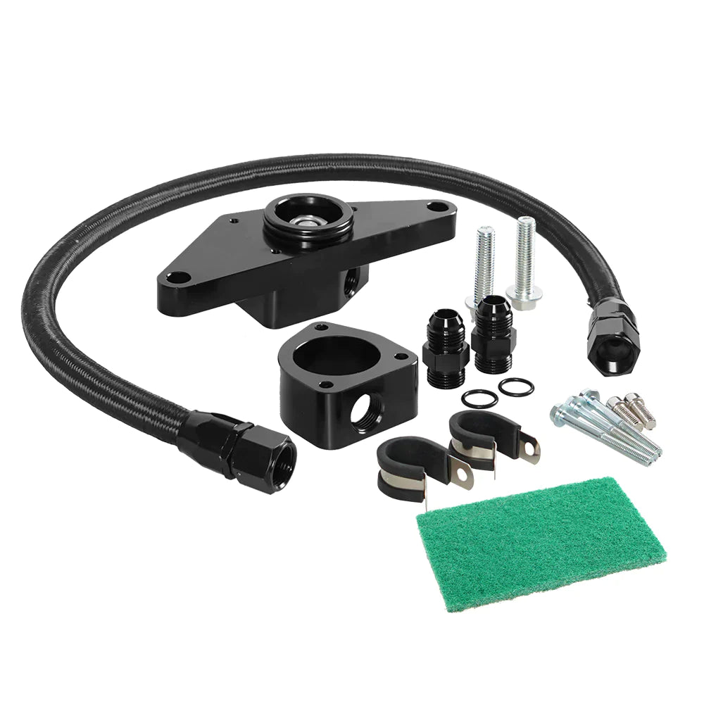 2007.5-2018 Dodge Ram 6.7L Cummins Diesel Turbo Tuyauterie Kit CCV PCV Reroute Kit Fedex Express