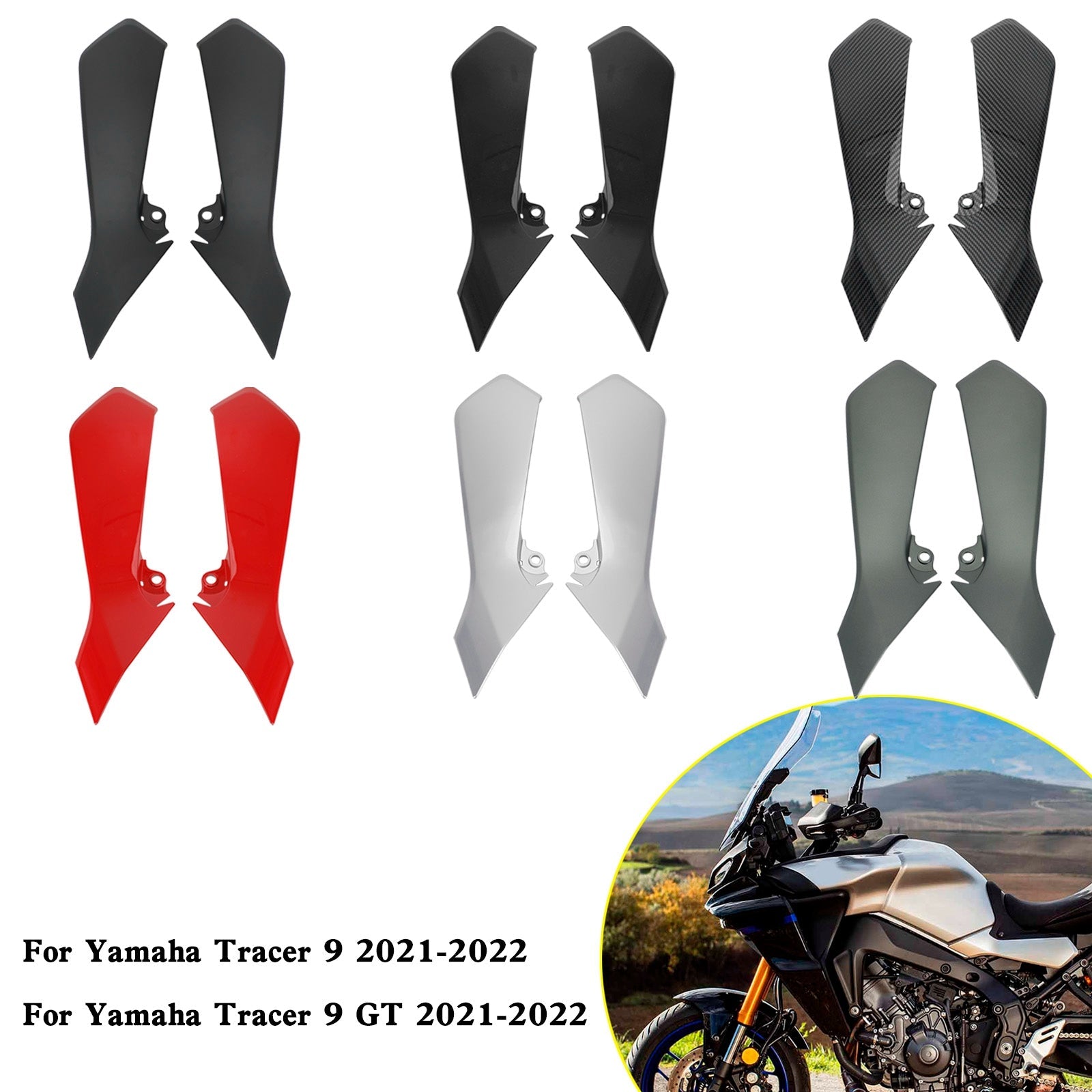 Yamaha trazer 9 GT 2021-2022 Casa de mano del panel de asiento lateral trasero