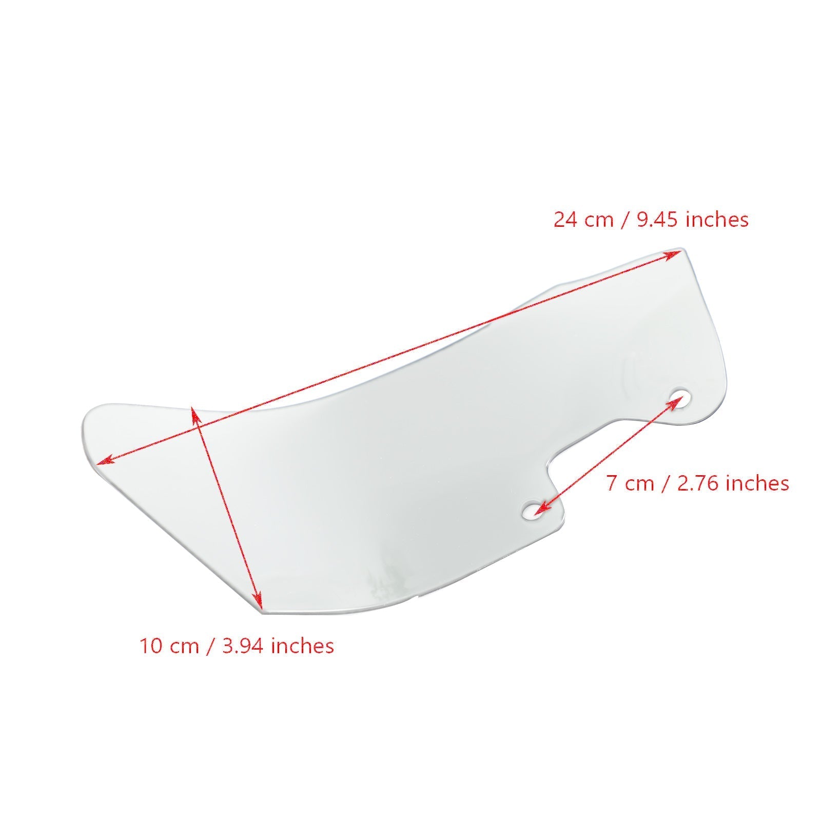 Pannelli laterali del parabrezza per BMW R1200GS R1200 Adv K51 Adventure 2006-2013 Generico