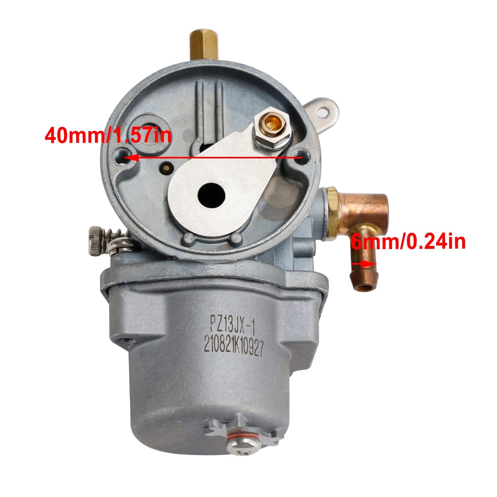 Carburador apto para motor fueraborda Yamaha de 2 tiempos 3,5 HP PZ13JX-1