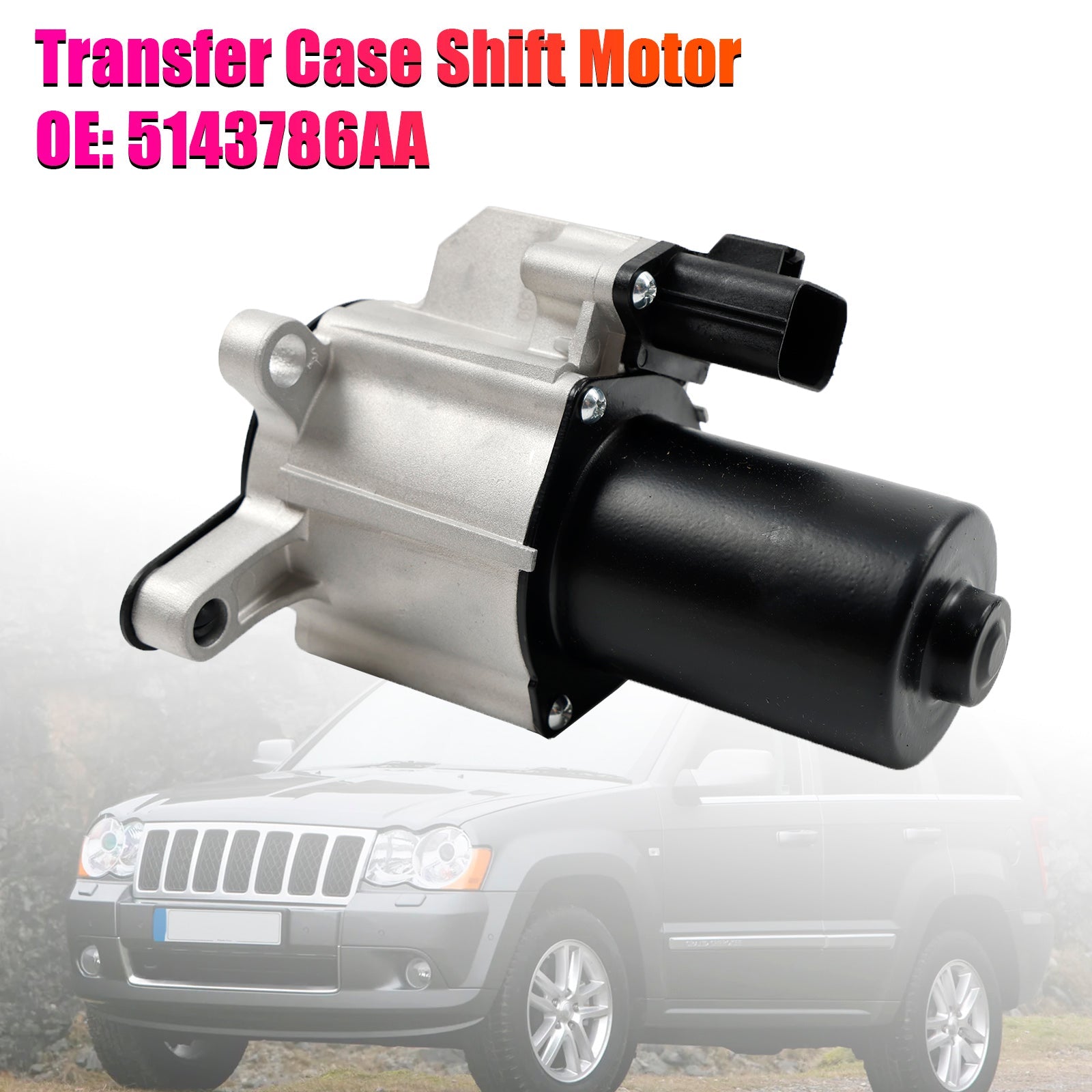 Jeep Grand Cherokee con NV146/NV245 2005-2010 Caja de transferencia Shift Moto 5143786AA 68256976AA