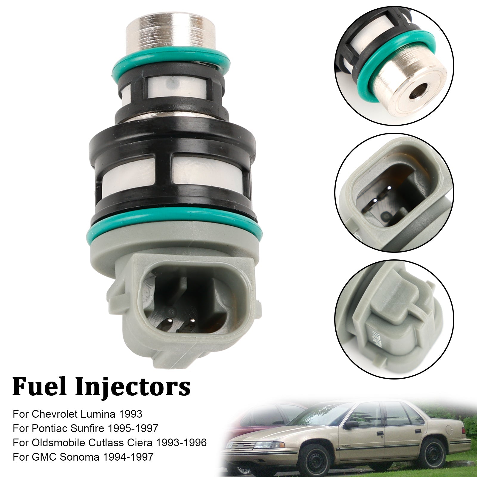 Injektorji za gorivo 17113124, 1 kos, za Chevy, Buick Pontiac, 2.2 L, 17113197