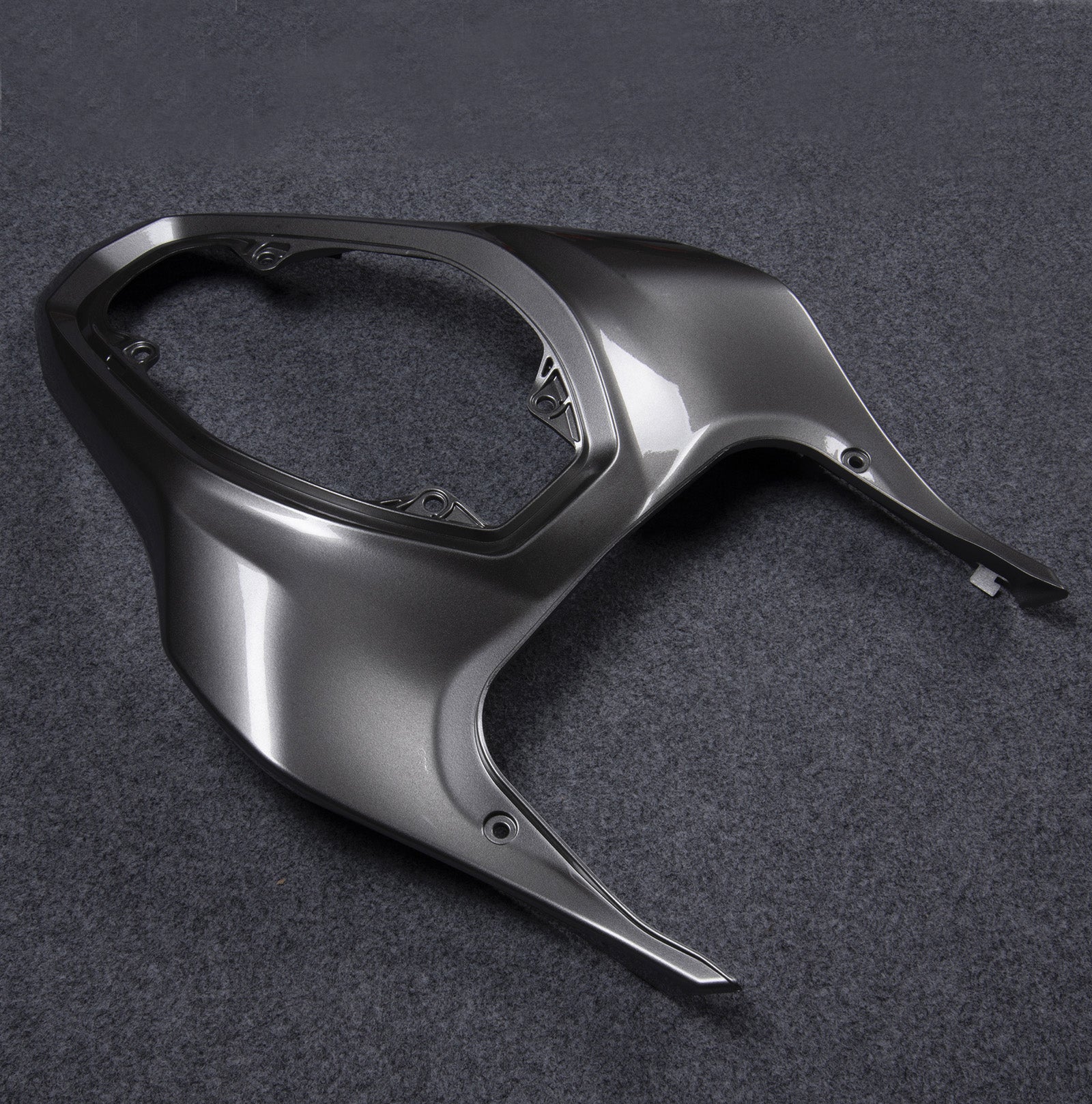 Amotopart Carena per Kawasaki Z900 2017-2019 Argento Rosso Iniezione Carrozzeria Plastica ABS Generico