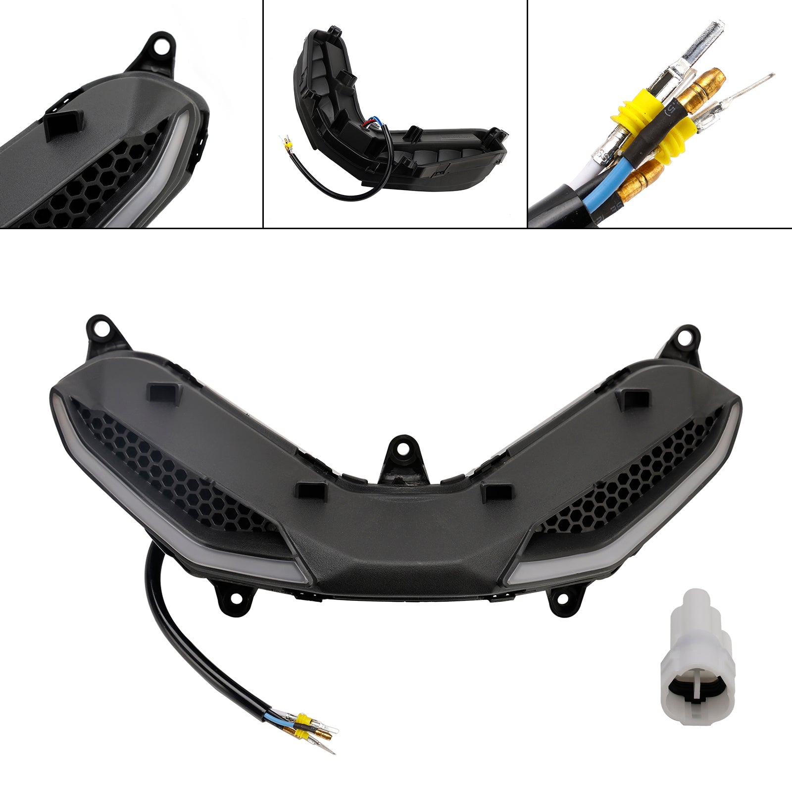 Protecteur de phare avant, gril, feu de signalisation Led pour Yamaha Y15Zr
