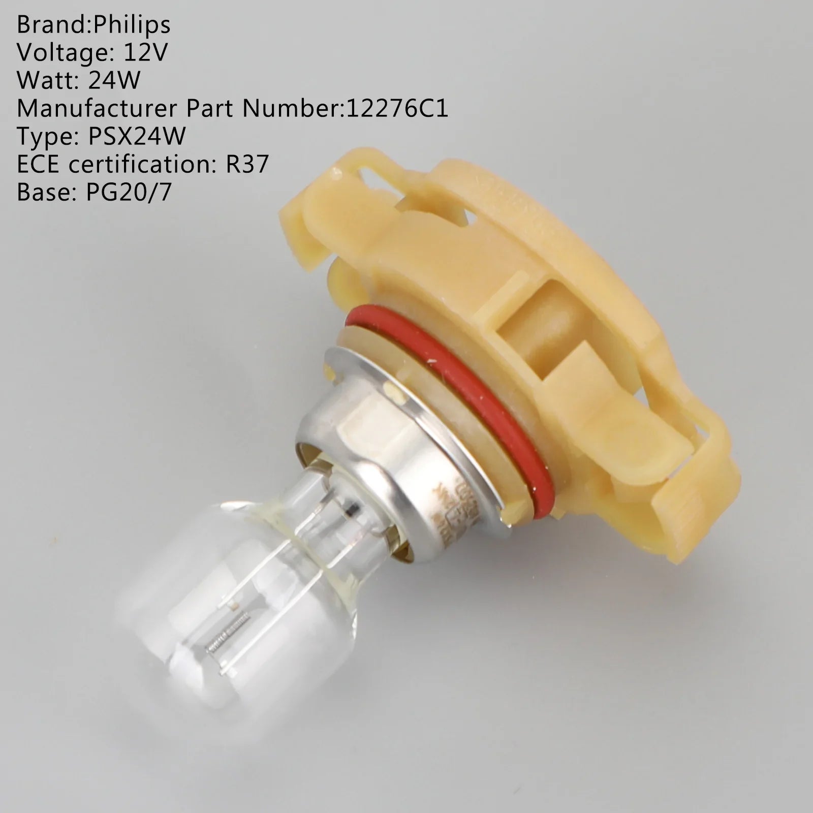 Do standardowych żarówek pomocniczych Philips 12276C1 PSX24W 12V24W PG20/7 Generic